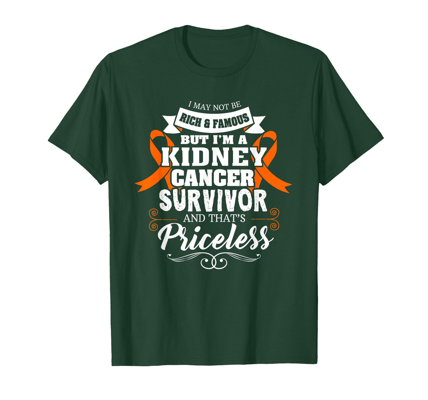 Survivor Priceless Kidney Cancer Awareness Ribbon Gifts T-Shirt