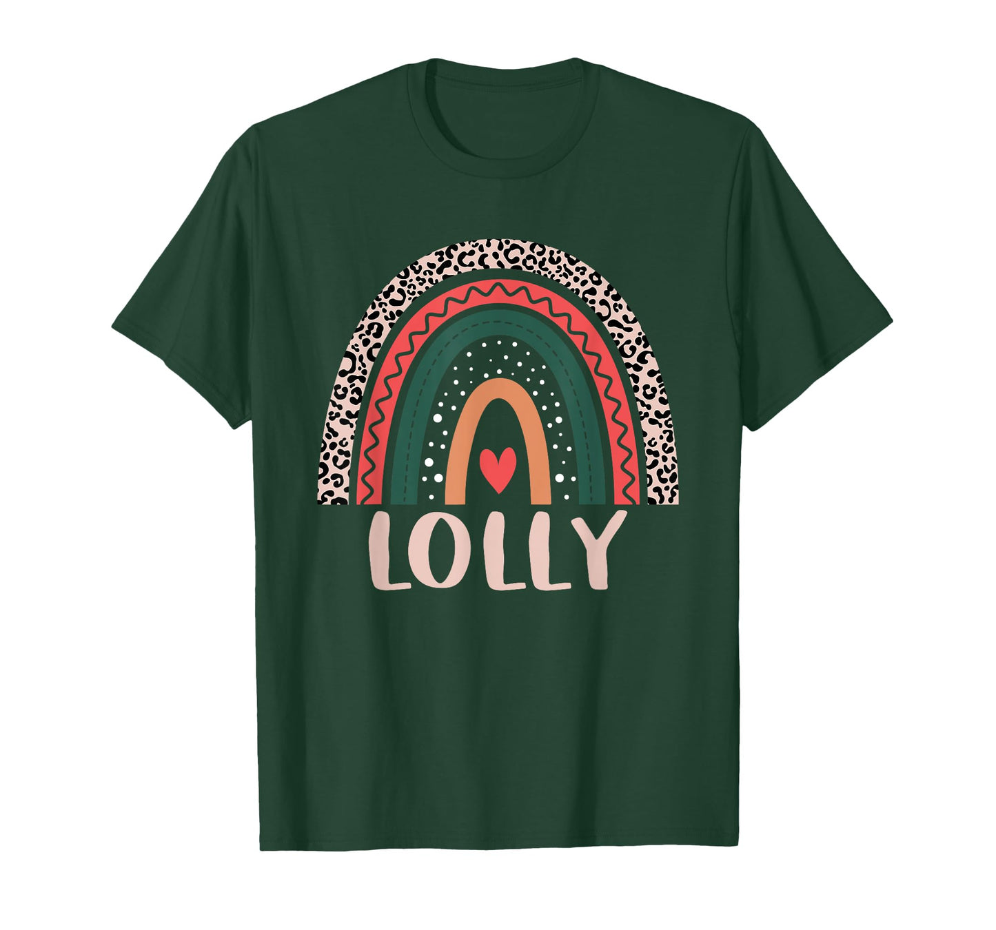 Lolly Rainbow Grandma Grandmother Women Mothers Day Lolly T-Shirt