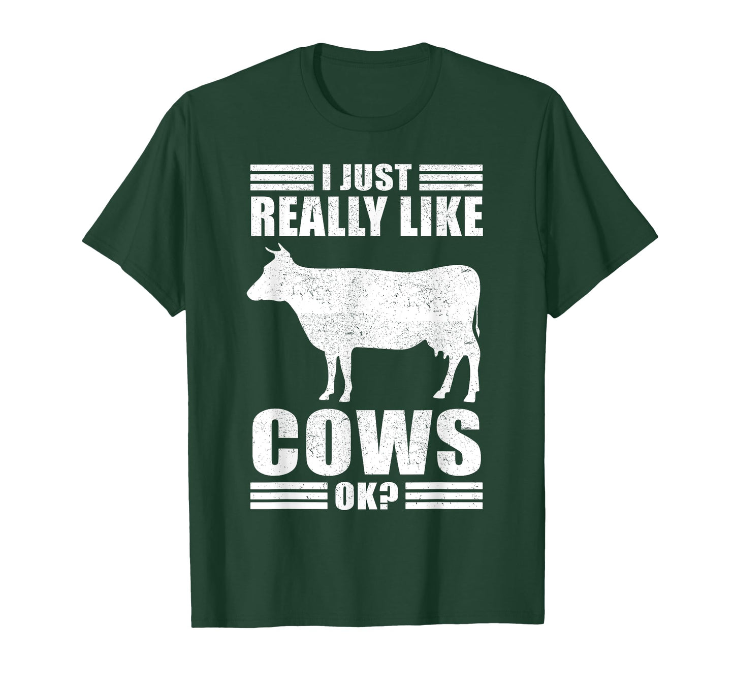 Funny Cow Design For Men Women Boys Girls Farmer Cow Lover T-Shirt