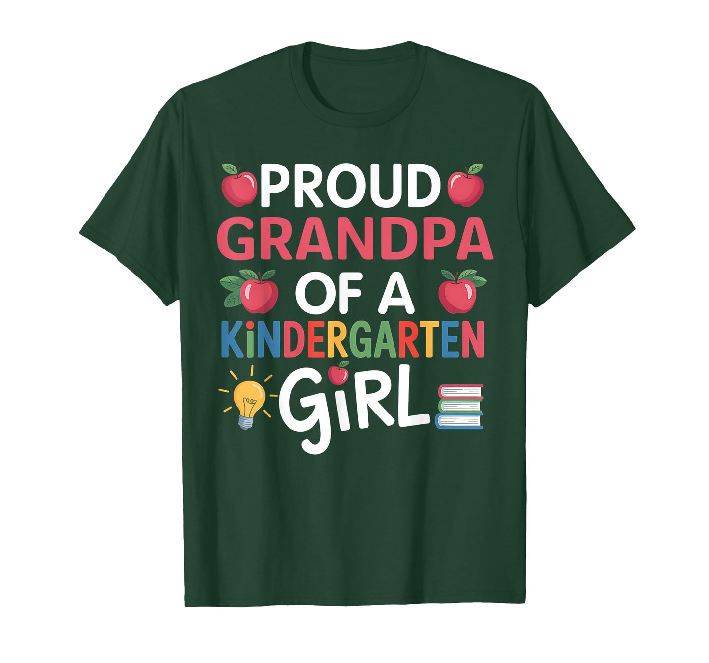 Funny Proud Grandpa Of A Kindergarten First Day Of School T-Shirt