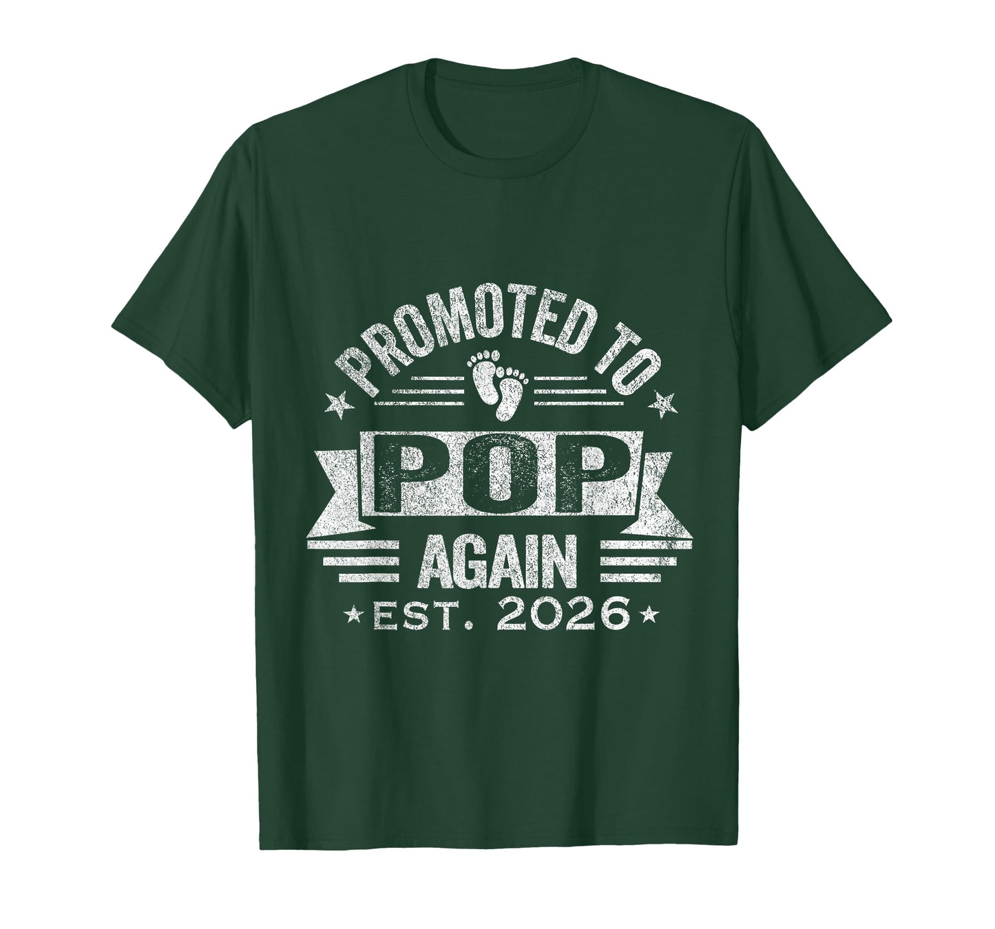 Promoted To Pop Again 2026 Grandpa Pregnancy Announcement T-Shirt