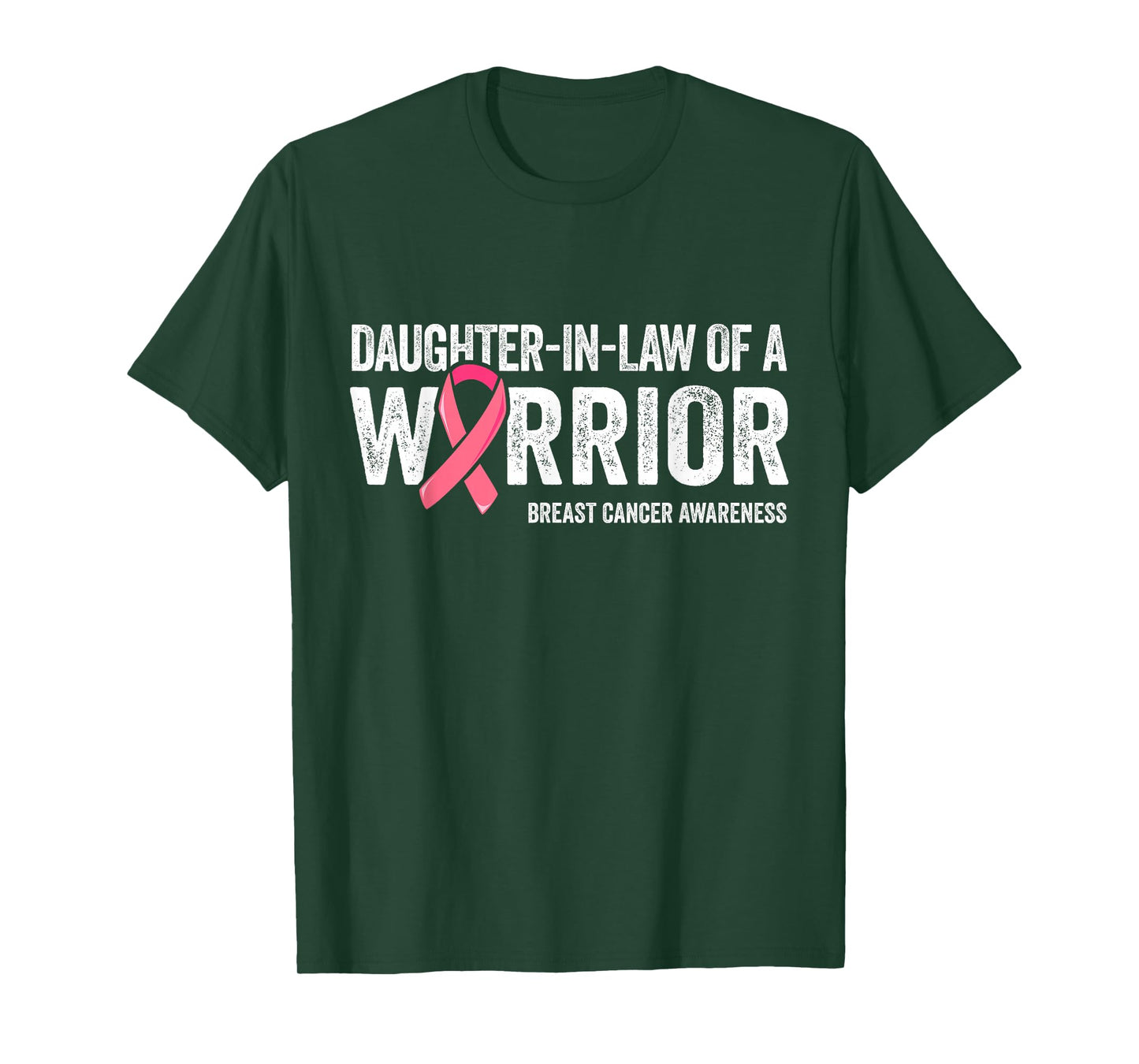 Daughter In Law Of A Warrior Shirt Breast Cancer Mom In Law T-Shirt