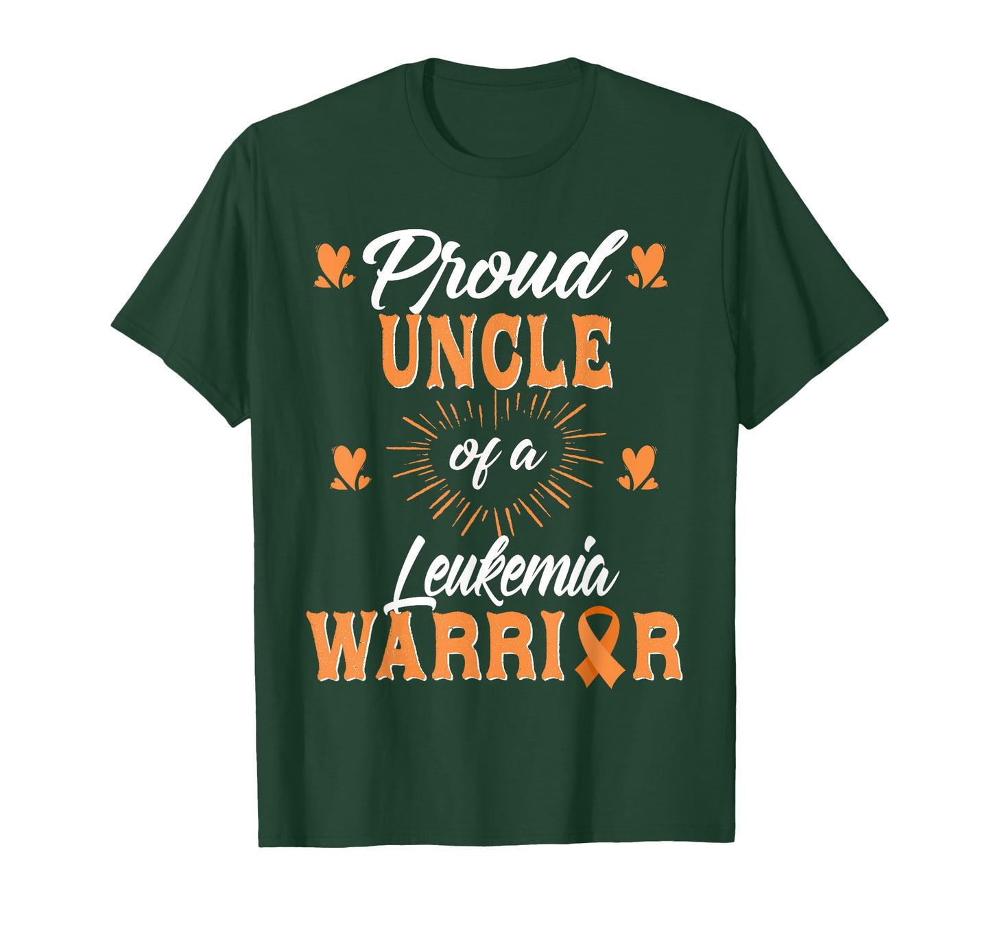 Proud Uncle Of A Leukemia Warrior Awareness T-Shirt