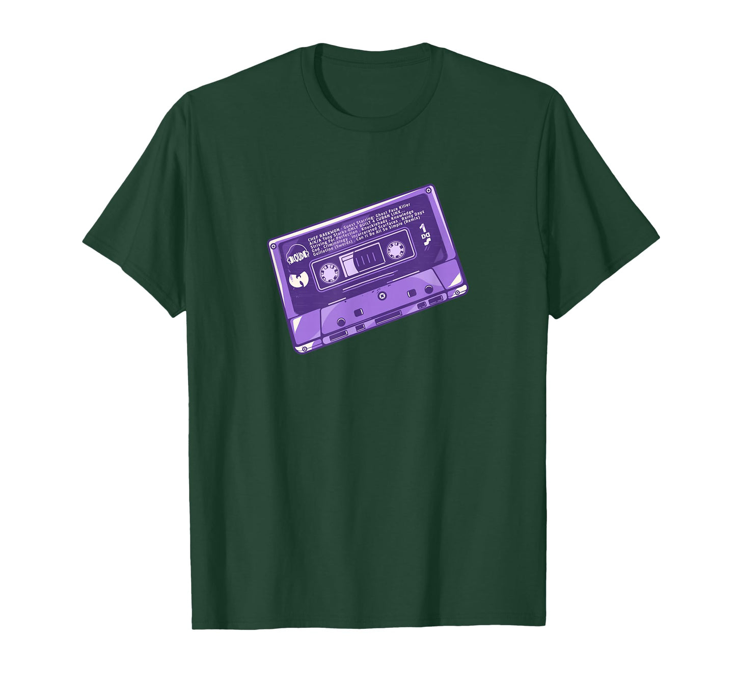 Purple Cassette Tape Retro Vintage 90s Hip Hop Music Lover T-Shirt