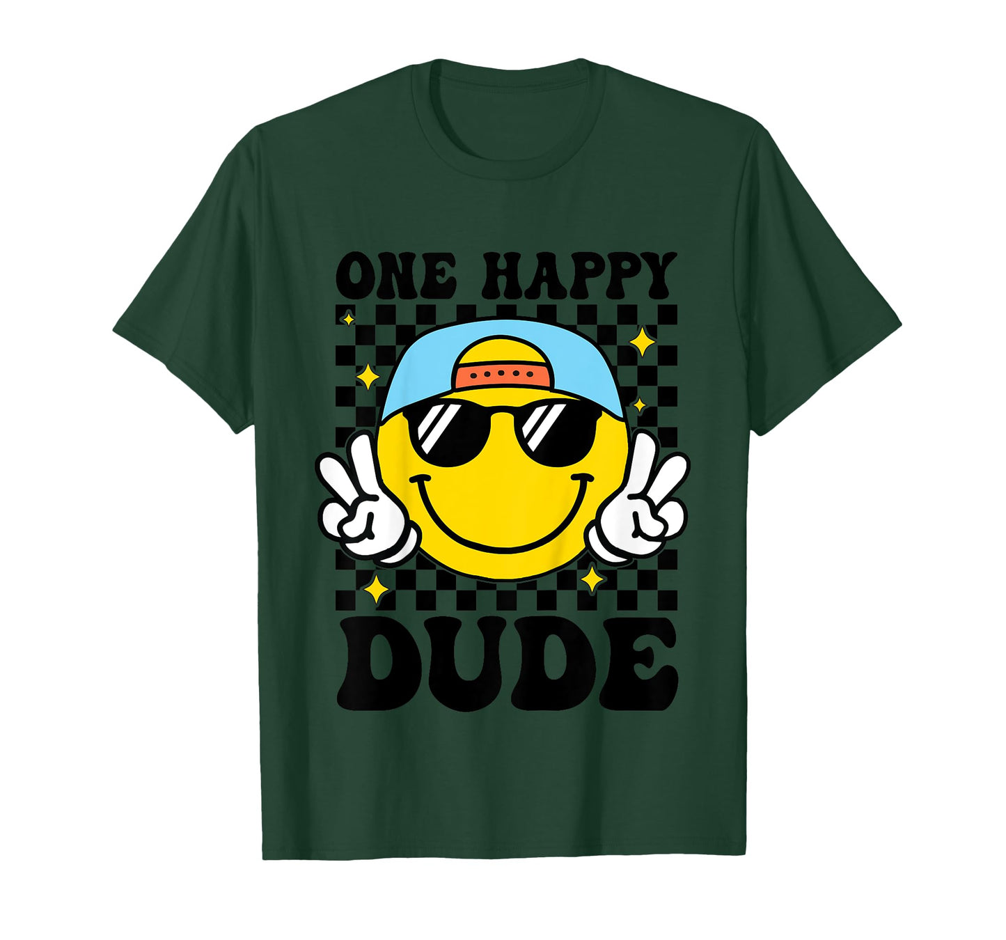 One Happy Dude 1st Birthday Family Matching T-Shirt
