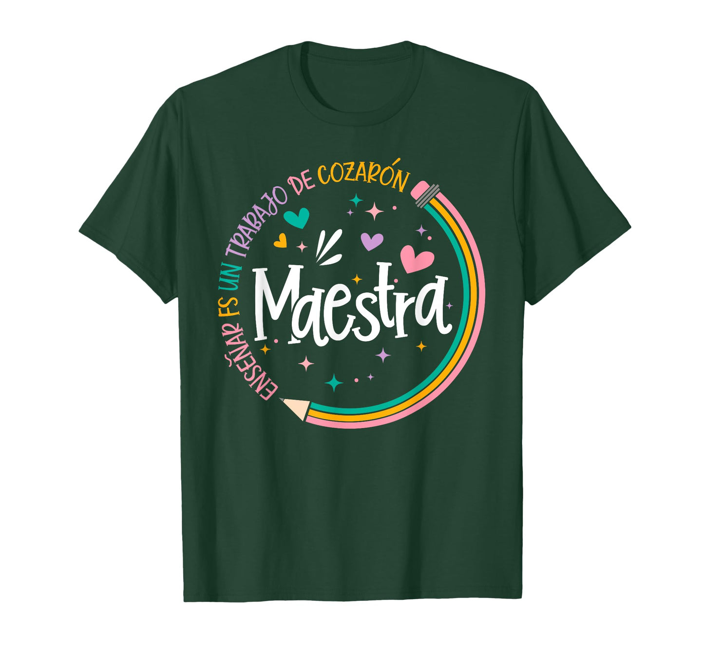 Maestra Spanish Teacher Back To School First Day Of School T-Shirt