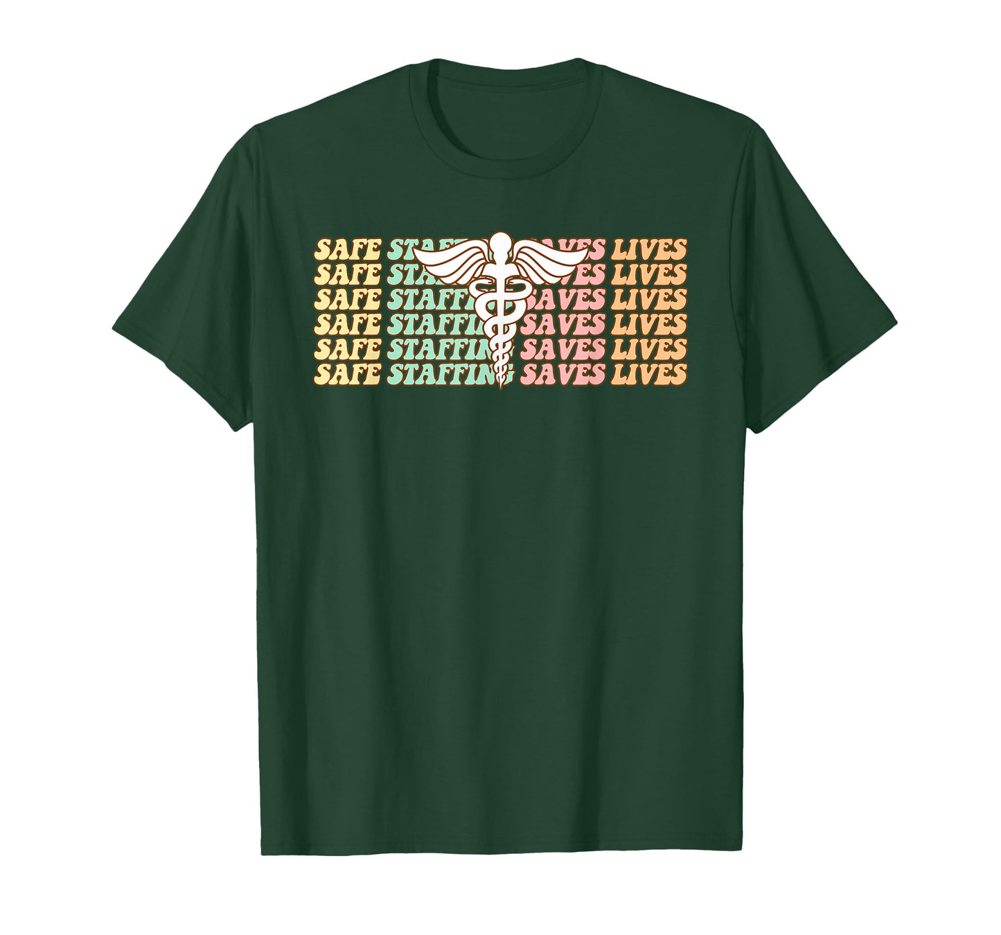 Nurse March 2026 Nurse Support Safe Staffing Save Lives T-Shirt
