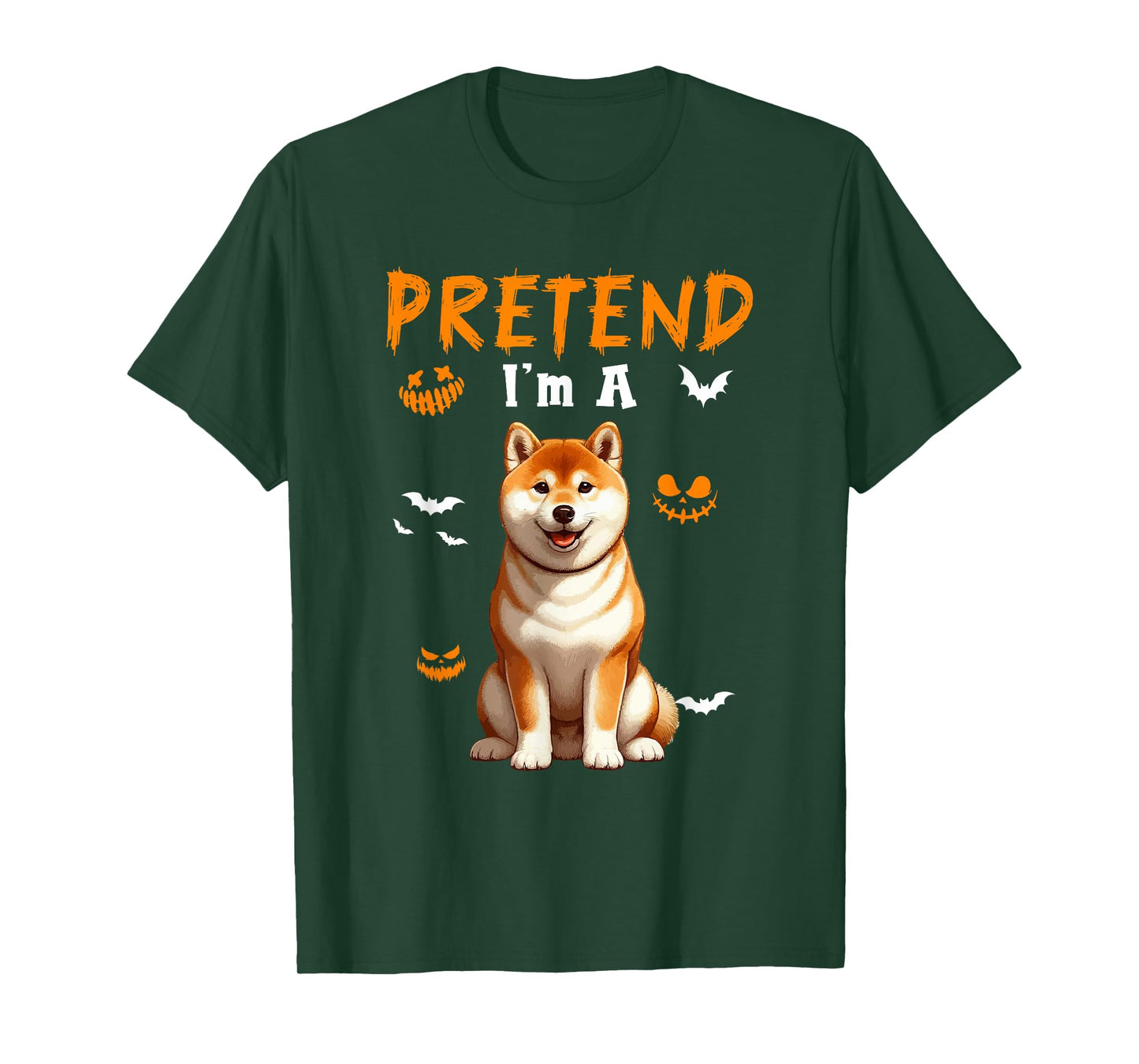 Pretend I'm A Shiba Inu Halloween Costume Owner Kids Family T-Shirt
