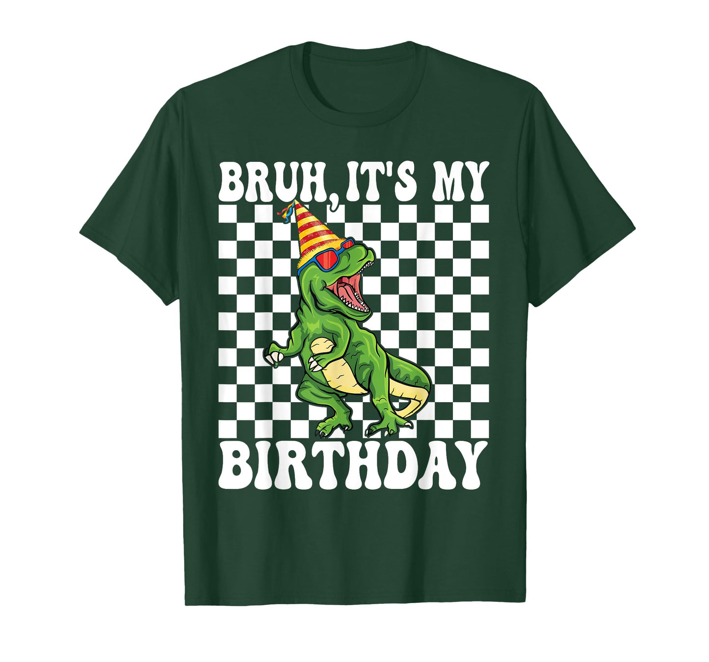 It's My Birthday Happy Kids T-Rex Boys - dino birthday party T-Shirt