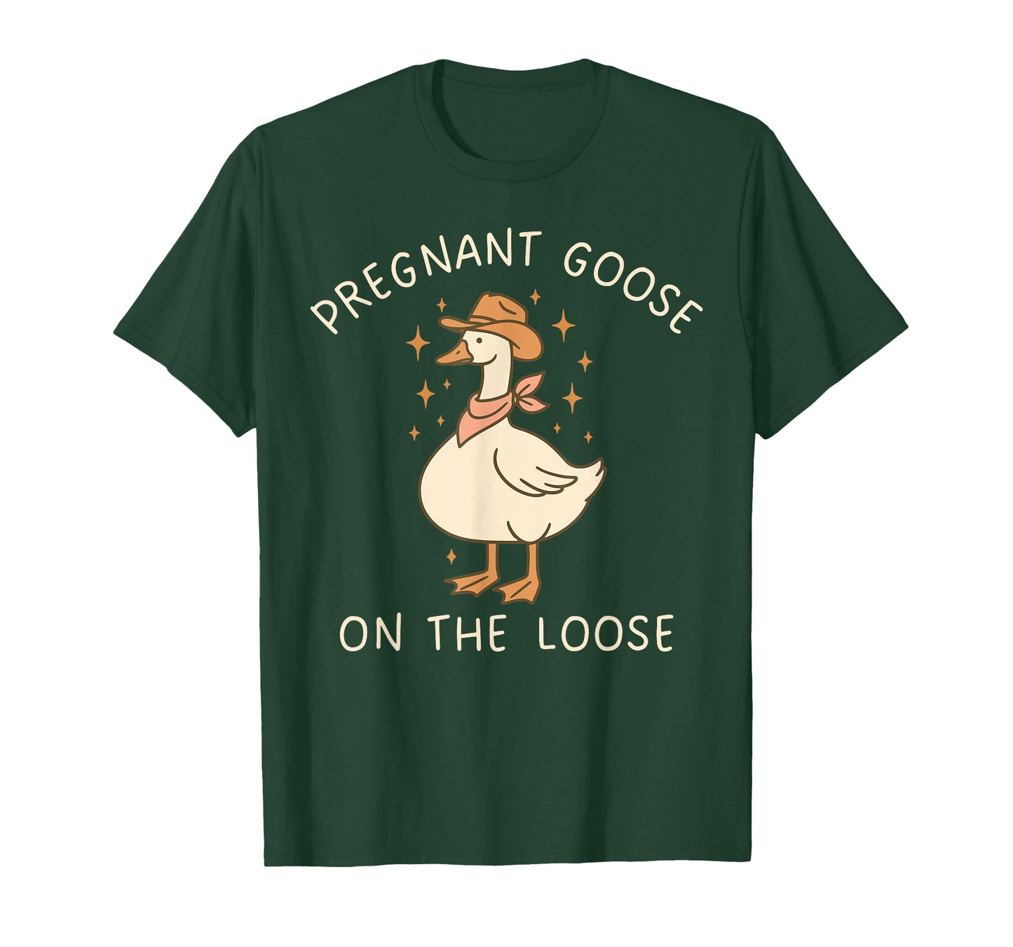 Cowboy Silly Goose Baby Announcement Expecting Pregnancy T-Shirt