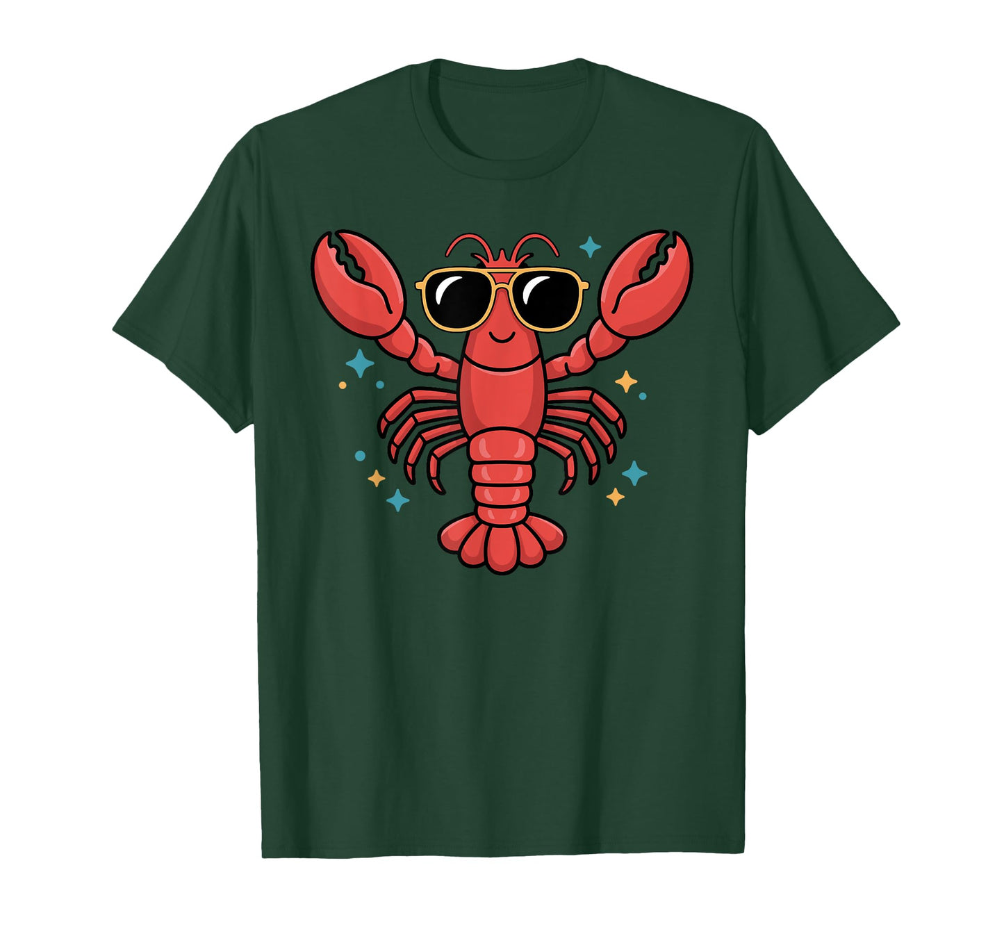 Funny Lobster Art for Men Women Kids Toddlers Lobster Lover T-Shirt