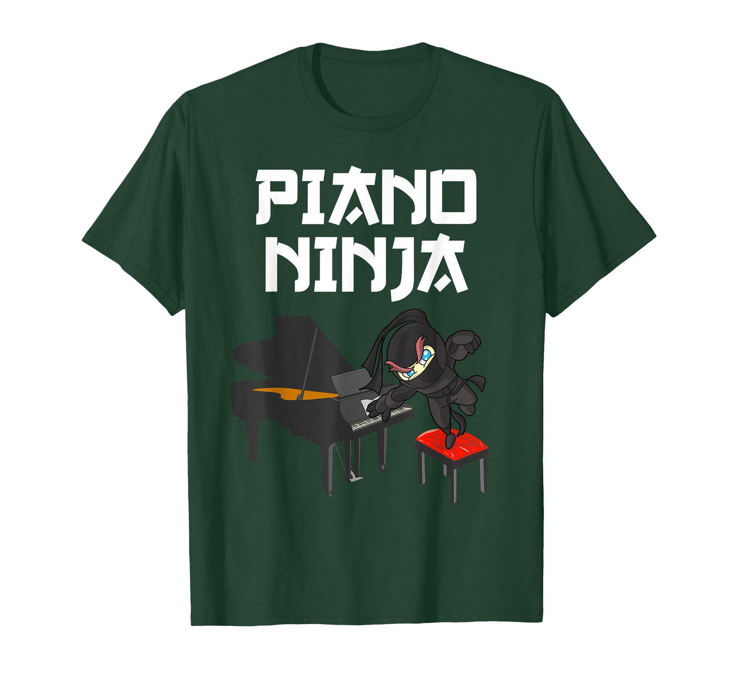 Funny Piano Novelty For Men Women Kids Music Piano Player T-Shirt