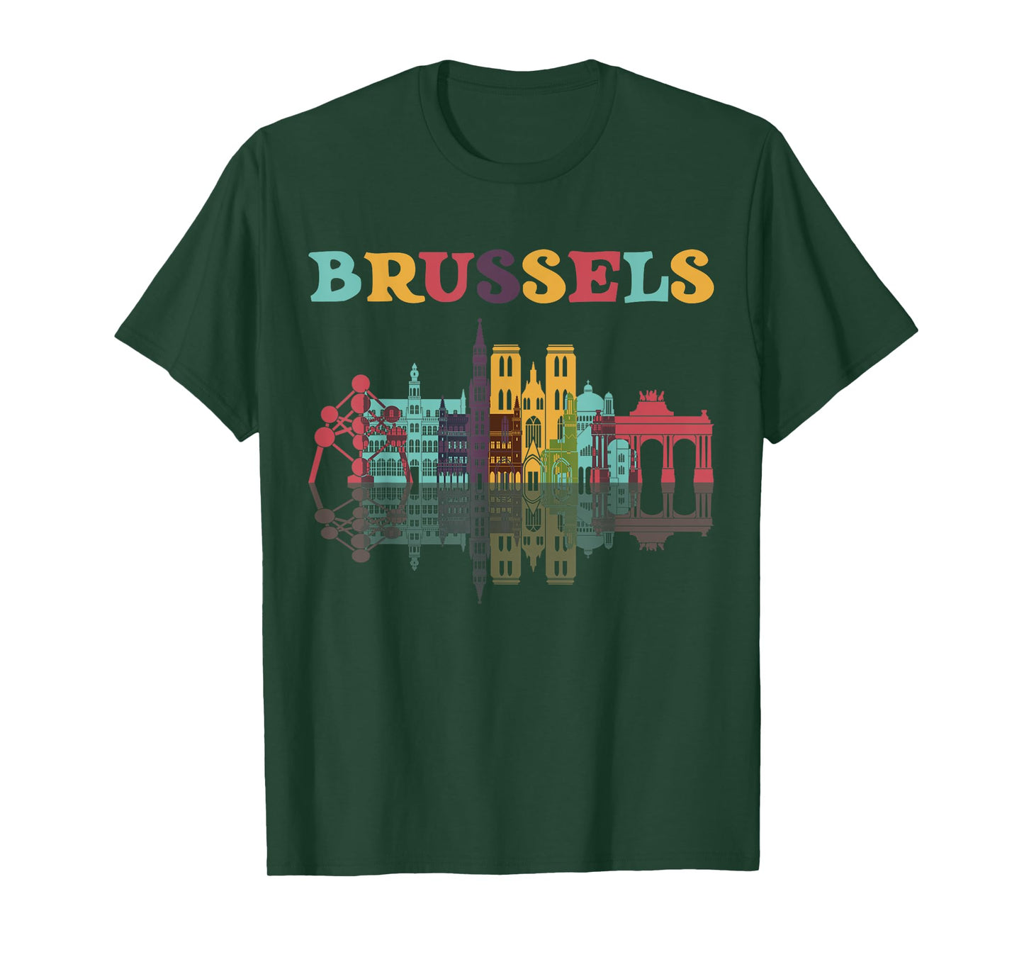 Belgium Brussels Travel Family Vacation Europian Trip Shirt T-Shirt