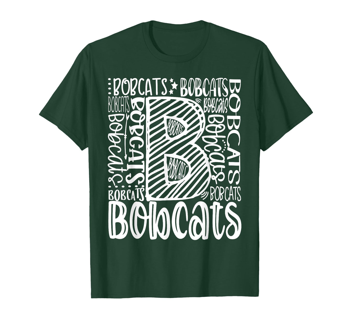 Bobcat School Spirit Leopard Sport Fan Game Day Party Men Women Kids T-Shirt