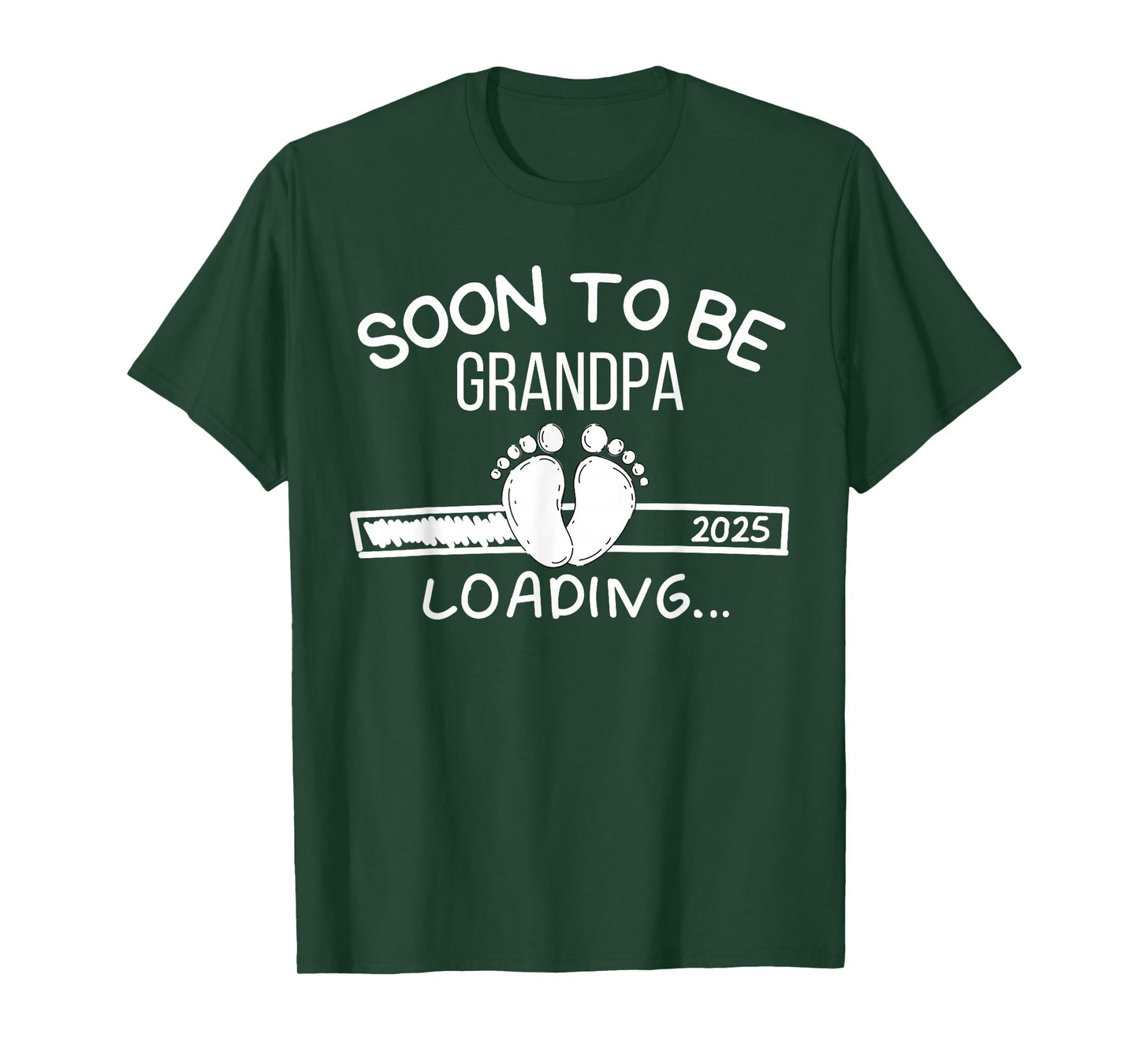 Soon to be Grandpa 2025 Loading Promoted to Grandpa T-Shirt