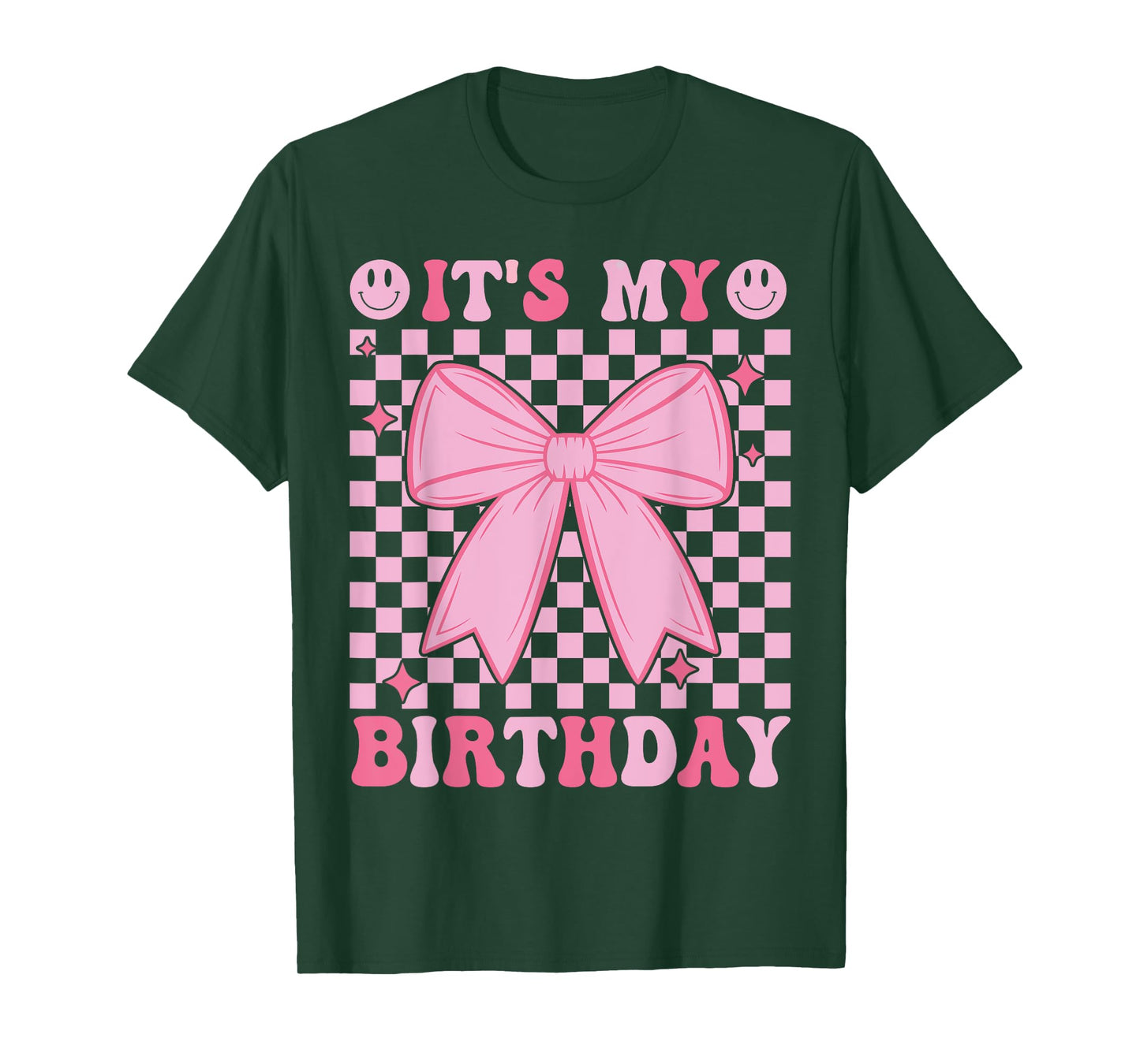 Birthday Girl Coquette Funny Birthday Girl Pink Coquette Bow T-Shirt