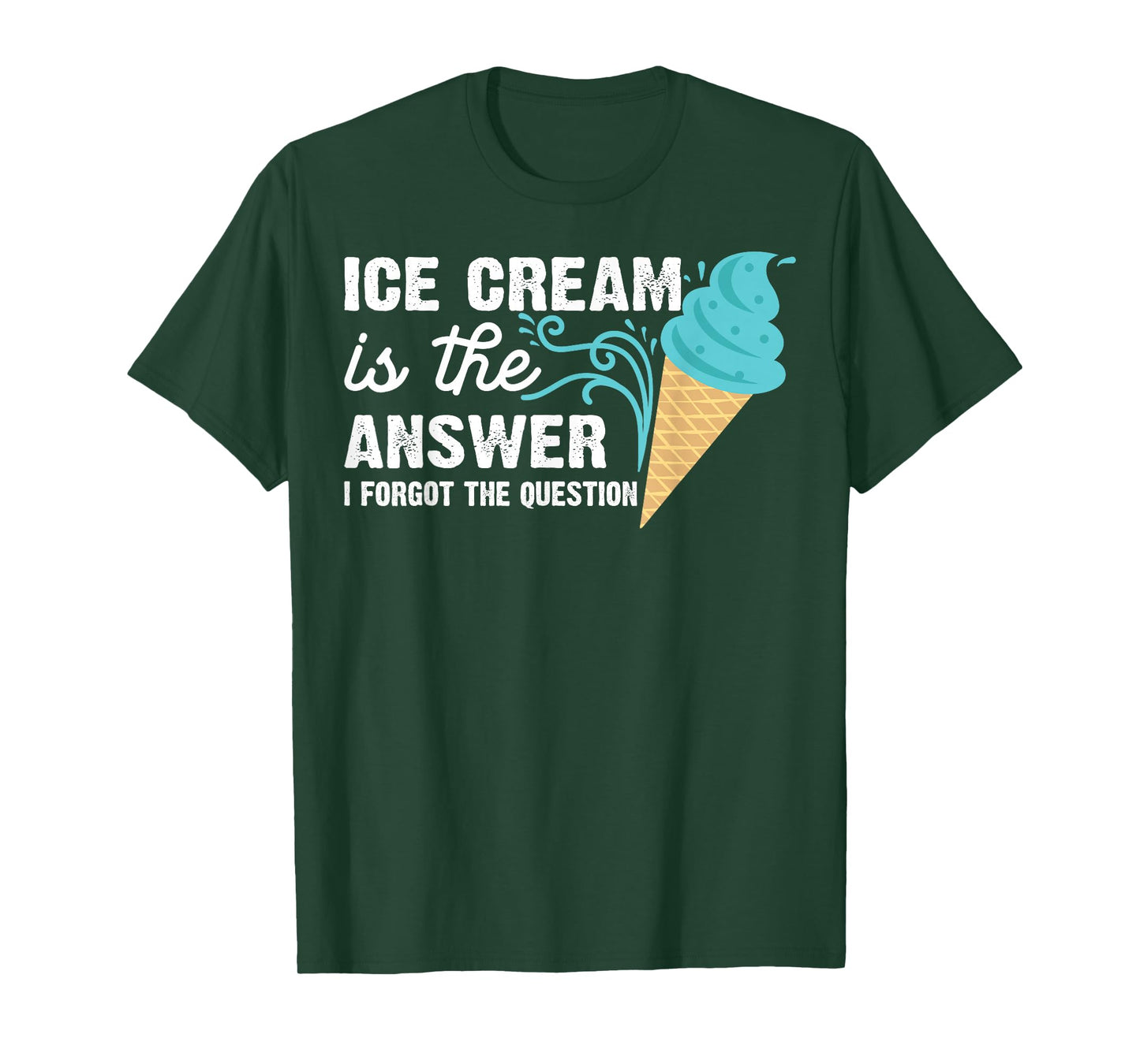 Funny Ice Cream Art for Men Women Kids Dessert Ice Cream T-Shirt