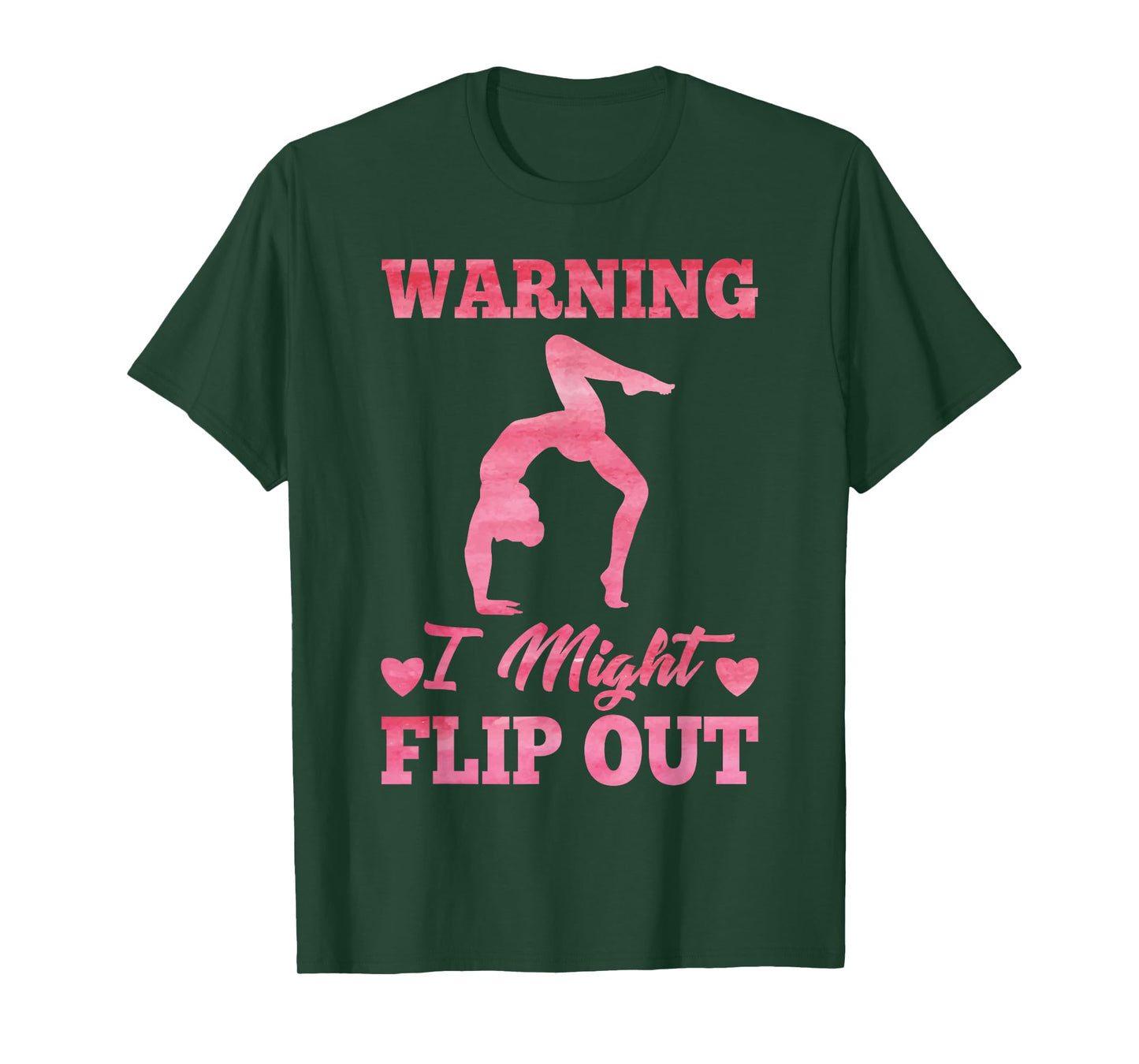 Cute Gymnastics Art for Girls Kids Women Tumbling Gymnast T-Shirt