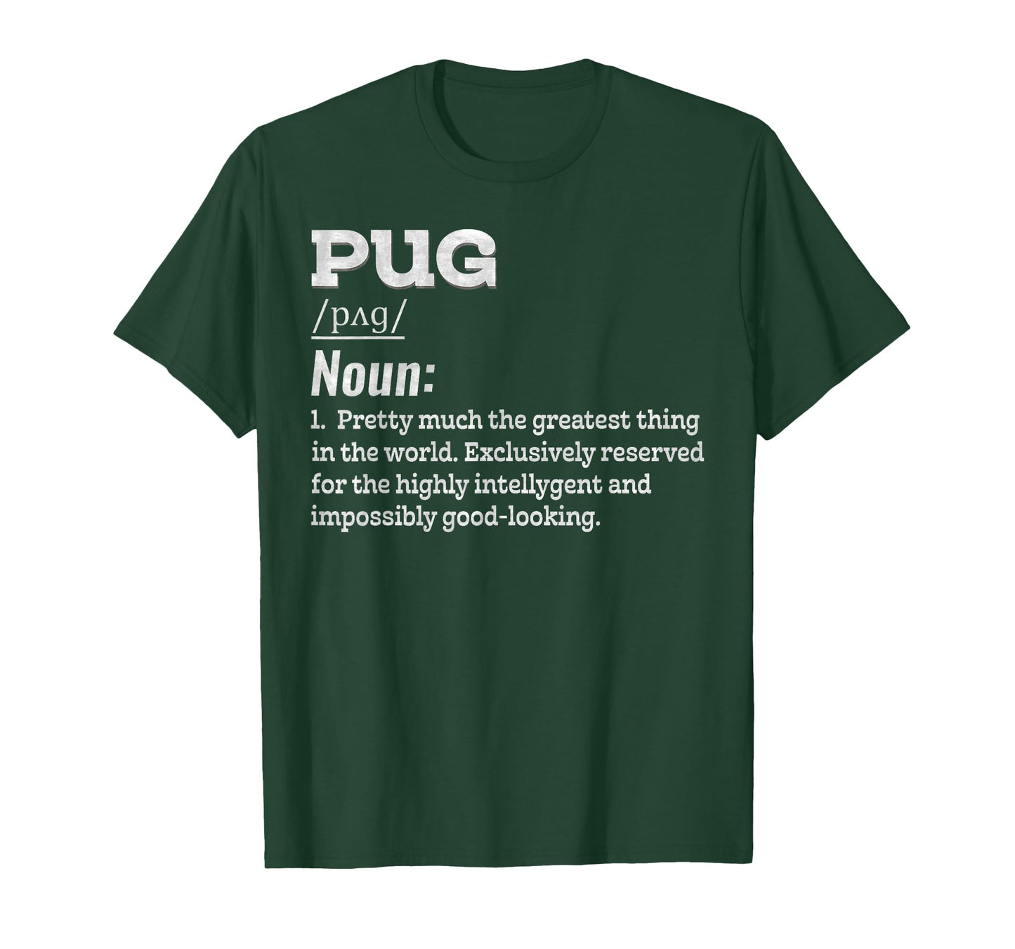 Pug Dog Definition Funny Pug Dog Owner Lover T-Shirt