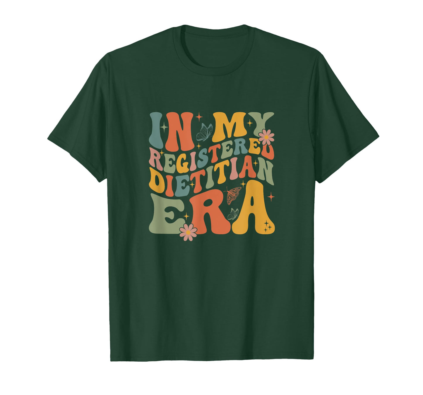 In My Registered Dietitian Era Groovy Funny Dietary Dietetic T-Shirt