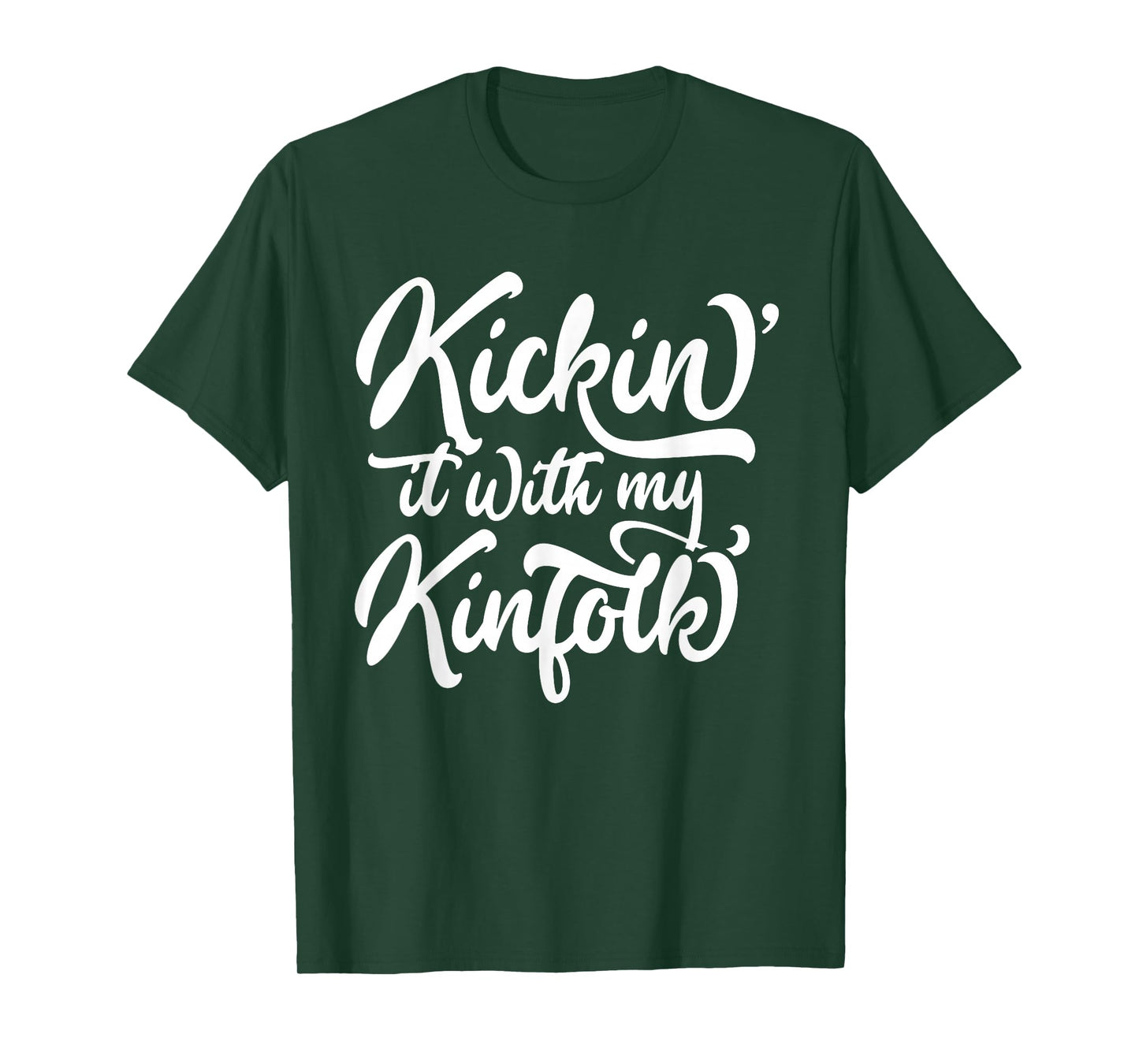 Kickin' It With My Kinfolk Funny Family Reunion Matching T-Shirt