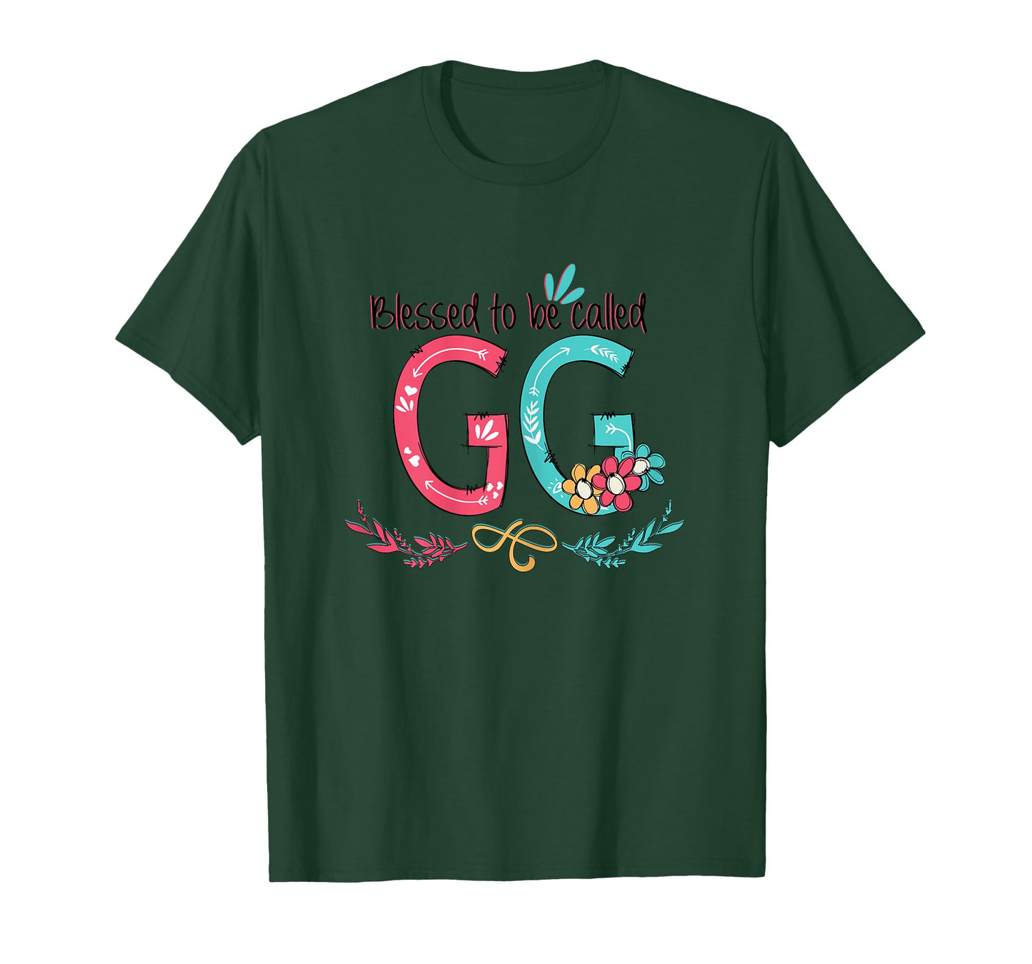 Blessed to be called GG Colorful gifts-Grandma tee T-Shirt