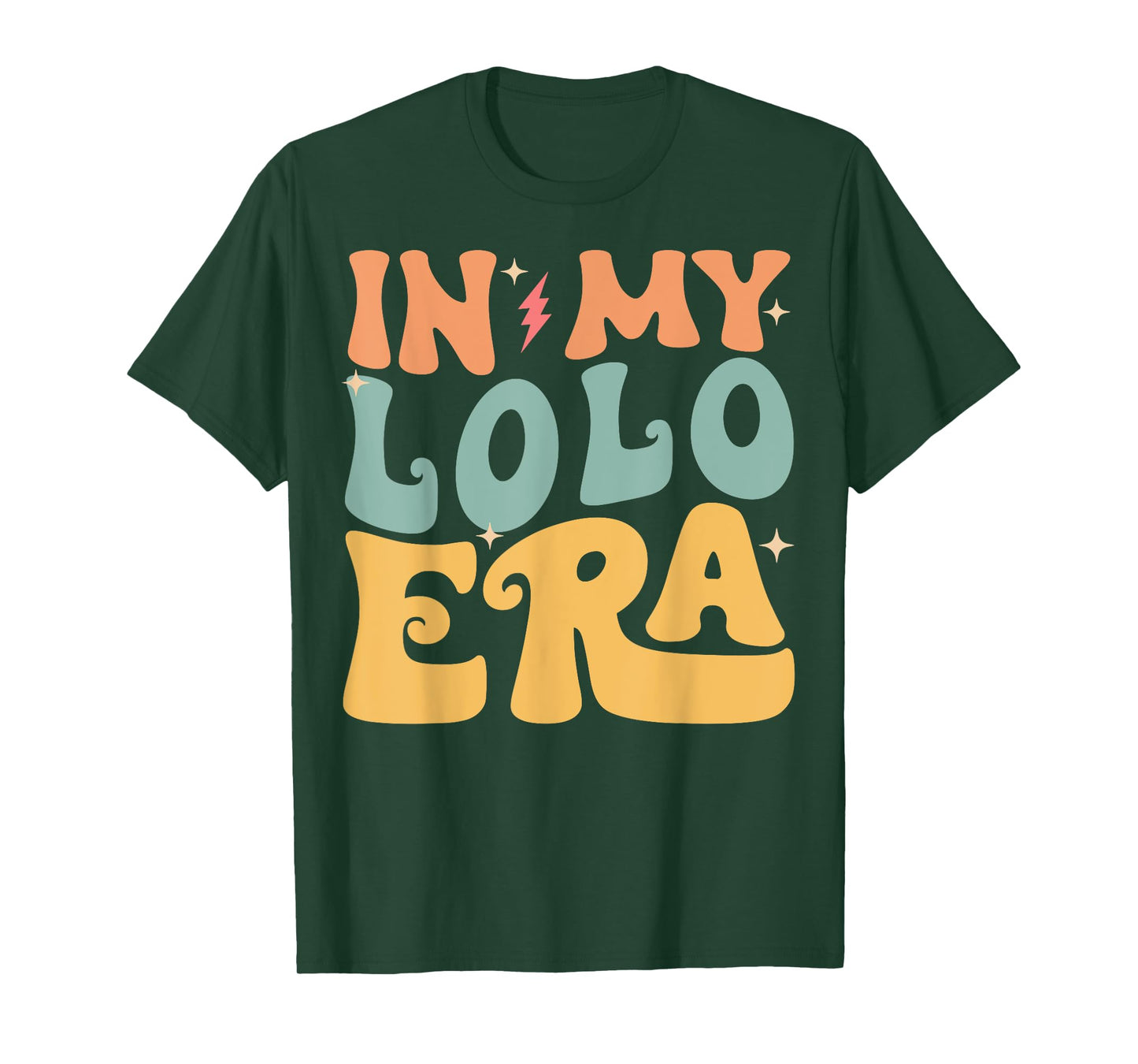 In My LOLO Era Groovy Funny Grandpa Father's Day T-Shirt