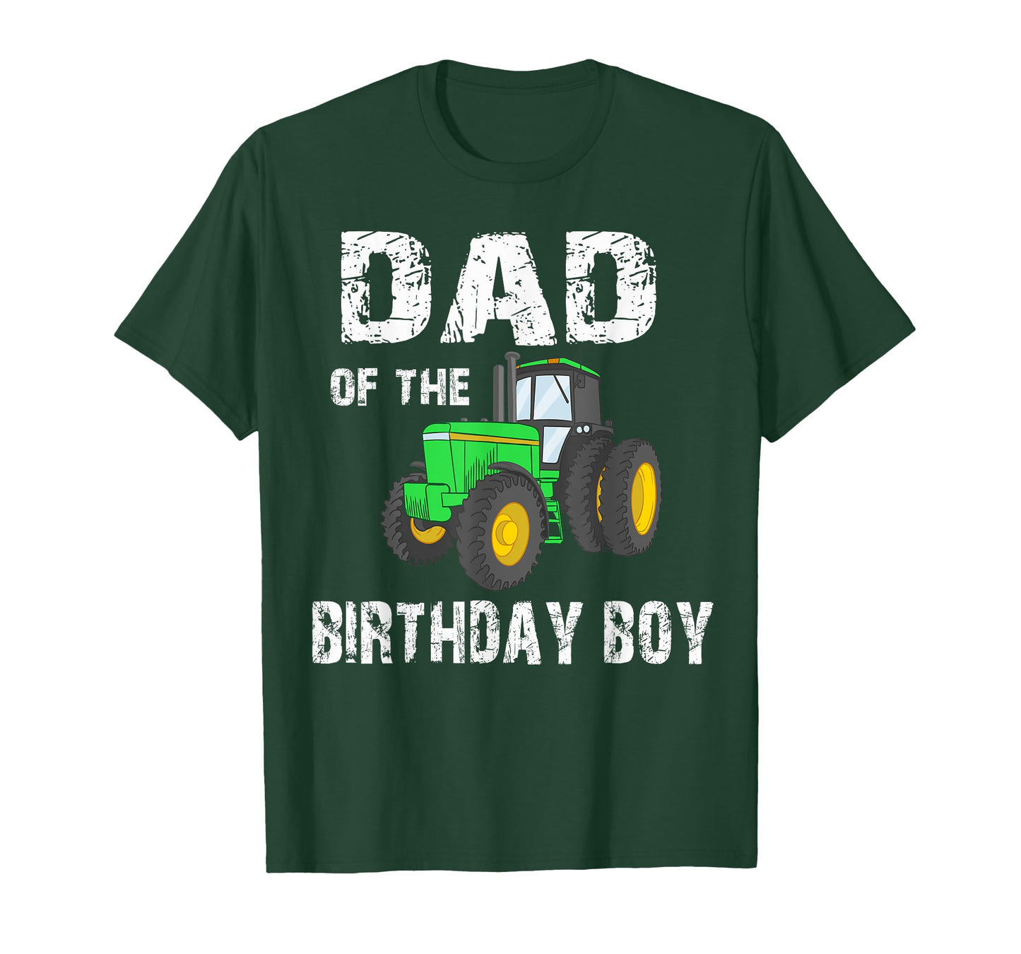 Dad of the Birthday Boy Vintage Farm Tractor Party family T-Shirt