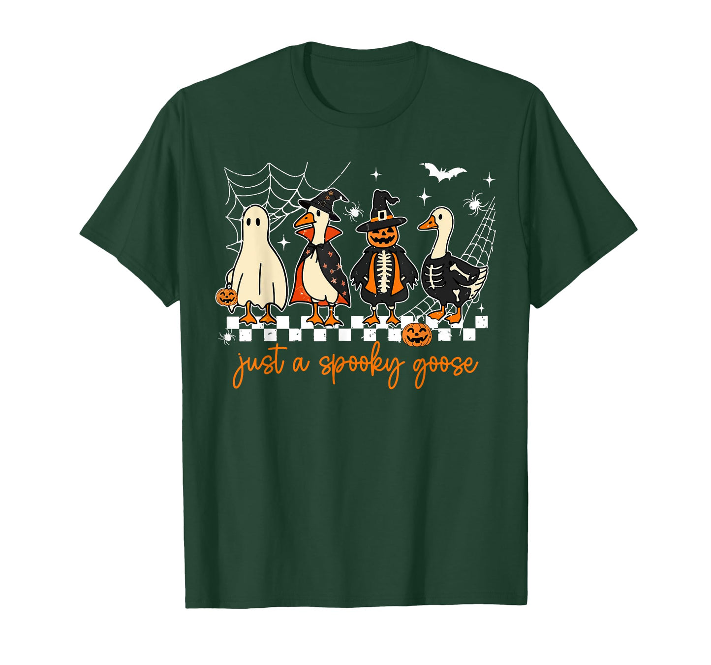 Just a Spooky Goose Halloween Costume Halloween Funny T-Shirt