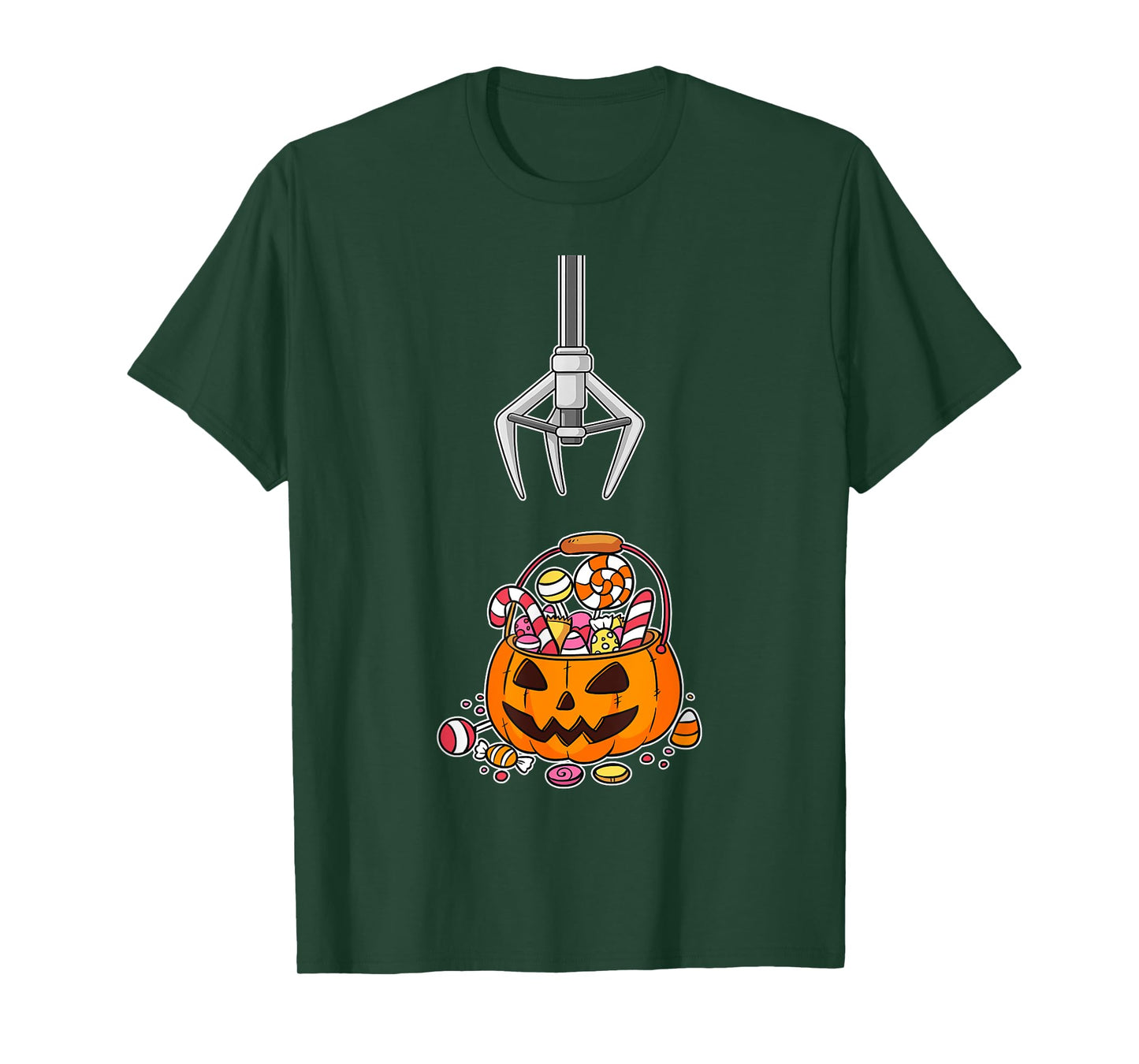 Grab A Candy Pumpkin Funny Halloween T-Shirt