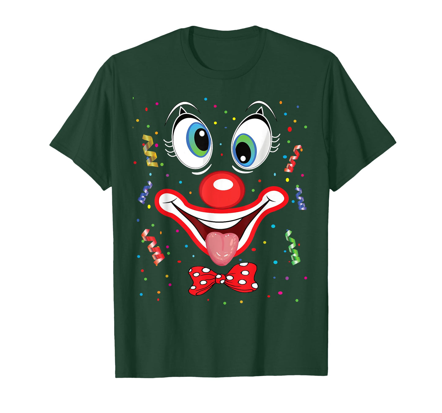 Carnival Clown Face Circus Costume Kids Men Women Carnivals T-Shirt