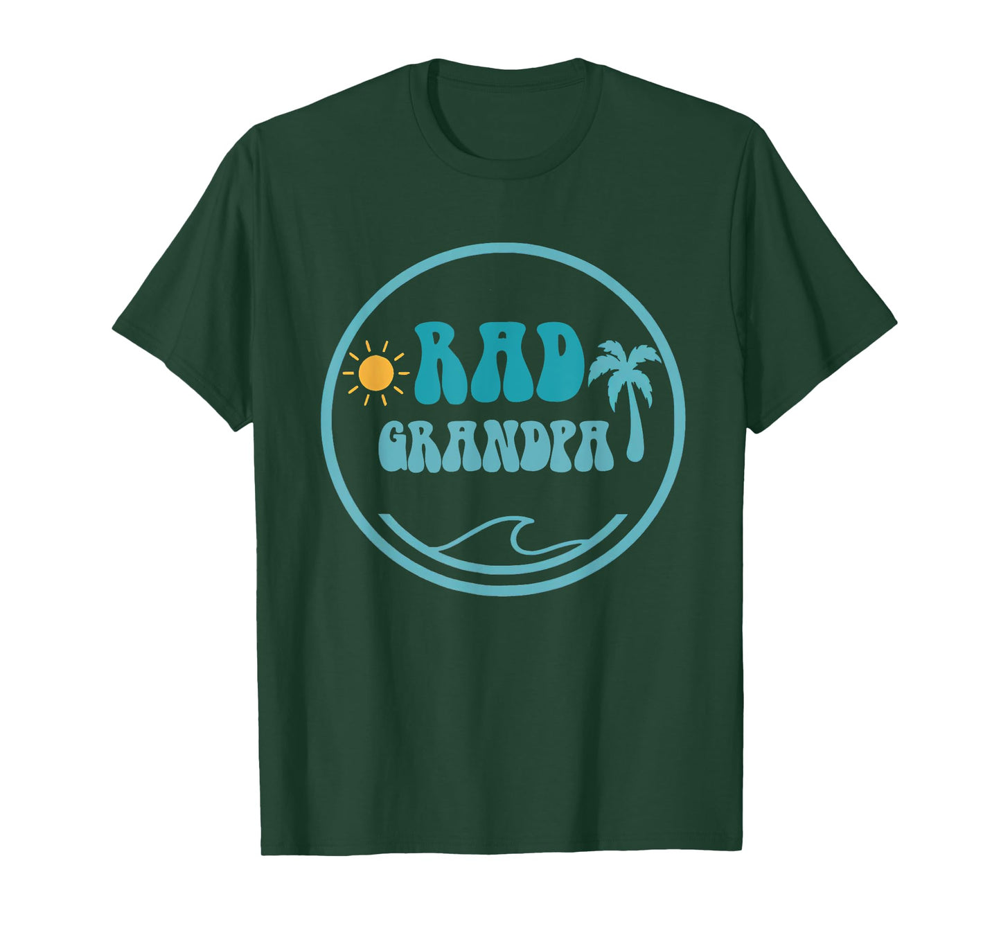 Rad Grandpa Surf Matching Birthday The Big One 1st Birthday T-Shirt