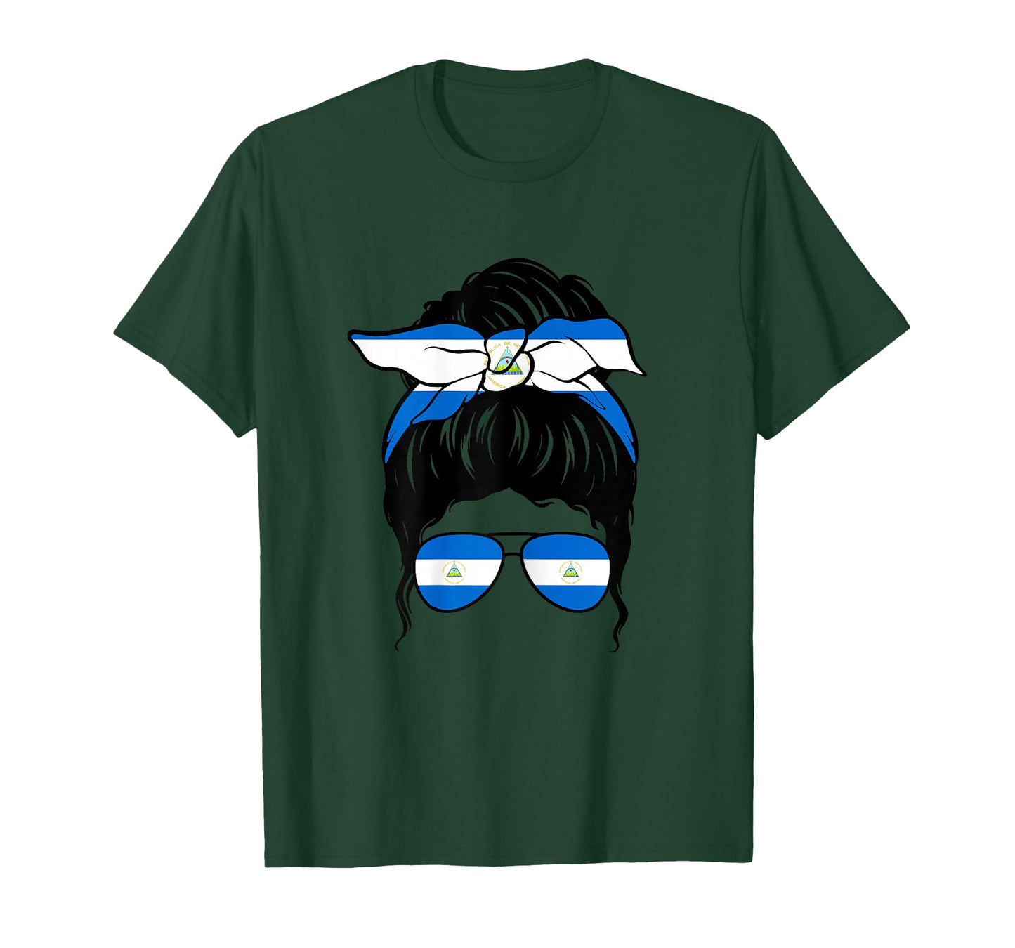 Nicaraguan Girl Nicaragua Flag Proud Nicaraguan Woman T-Shirt