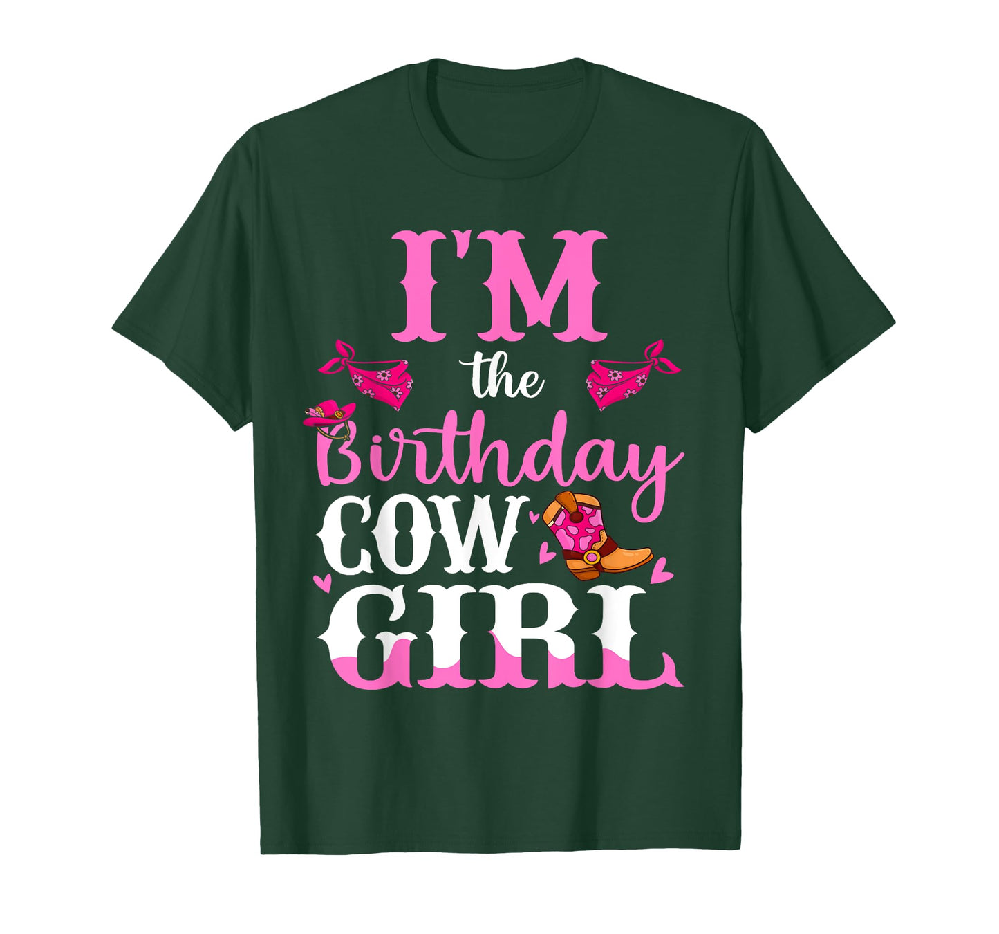 Im The Birthday Cowgirl Rodeo Family Bday Girl Party T-Shirt