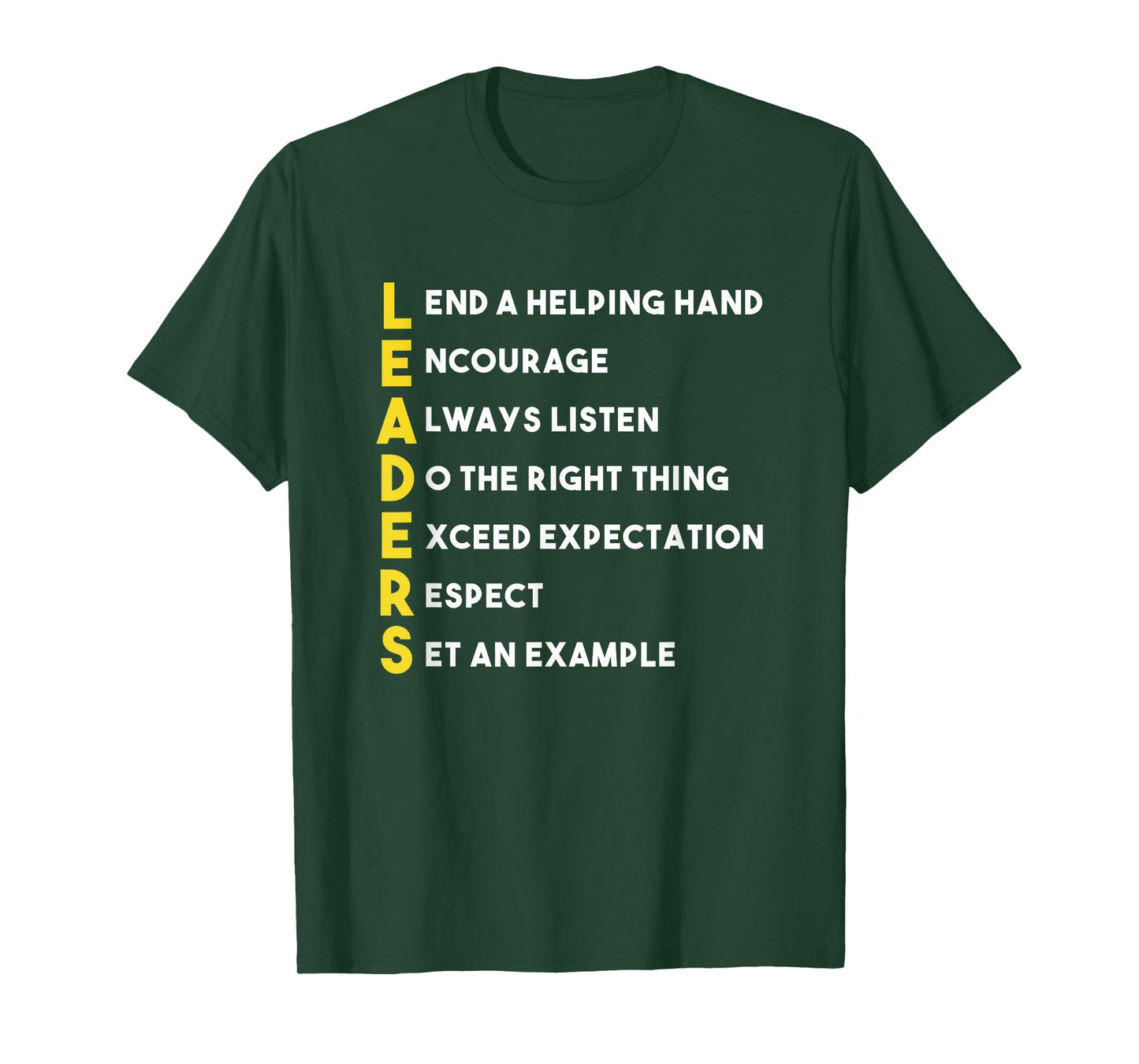 Leader Definition Leadership Office Teamwork Influencer Boss T-Shirt