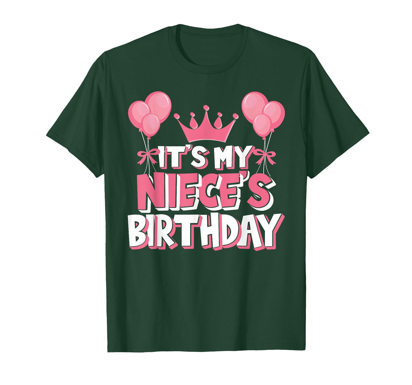 It's My Niece's Birthday Celebration T-Shirt