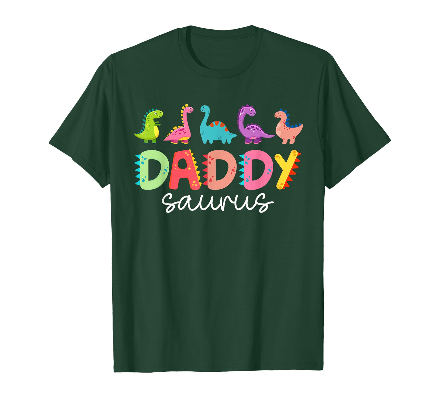 Daddysaurus T Rex Dinosaur Daddy Saurus Father's Day Daddy T-Shirt