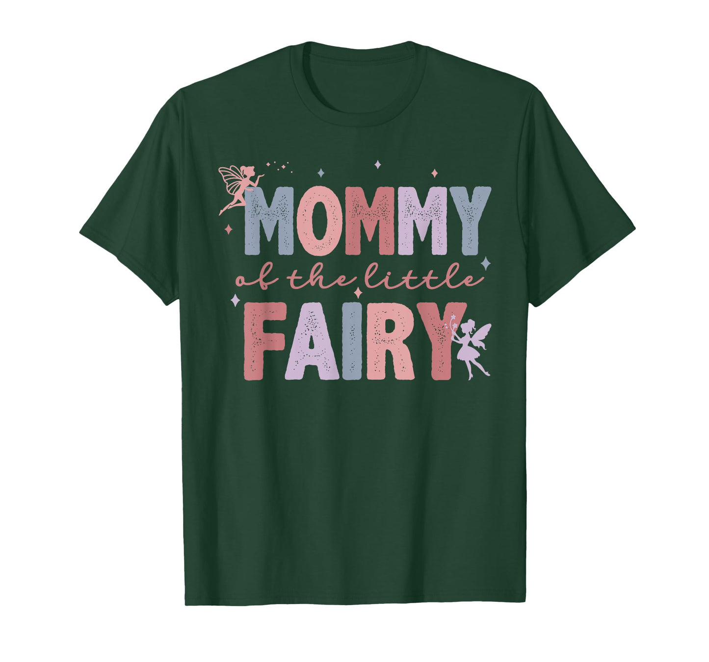 Mommy Of The Little Fairy First Birthday Girl Family Party T-Shirt