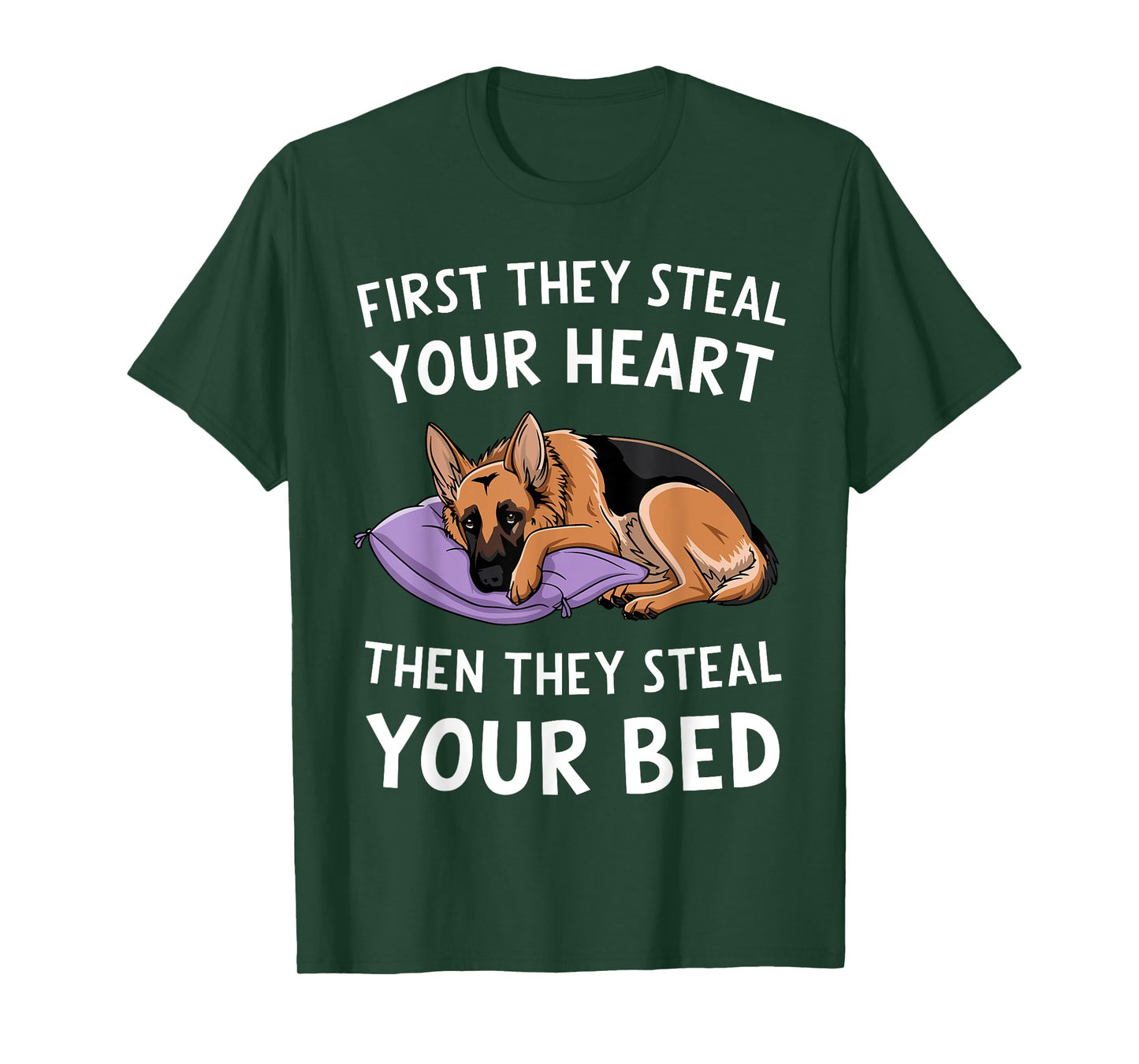 German Shepherd Design For Men Women German Shepherd Lovers T-Shirt