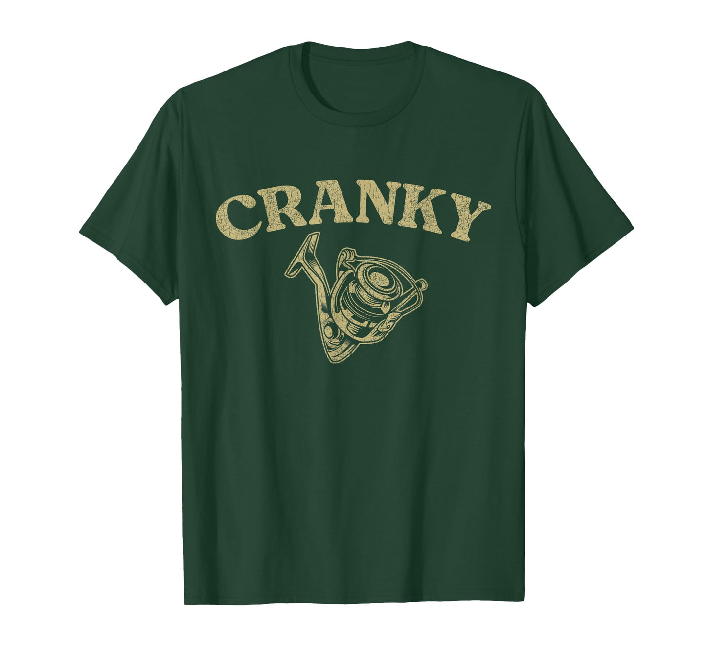Crankbait Fishing Lure Funny Cranky Men Fishing T-Shirt