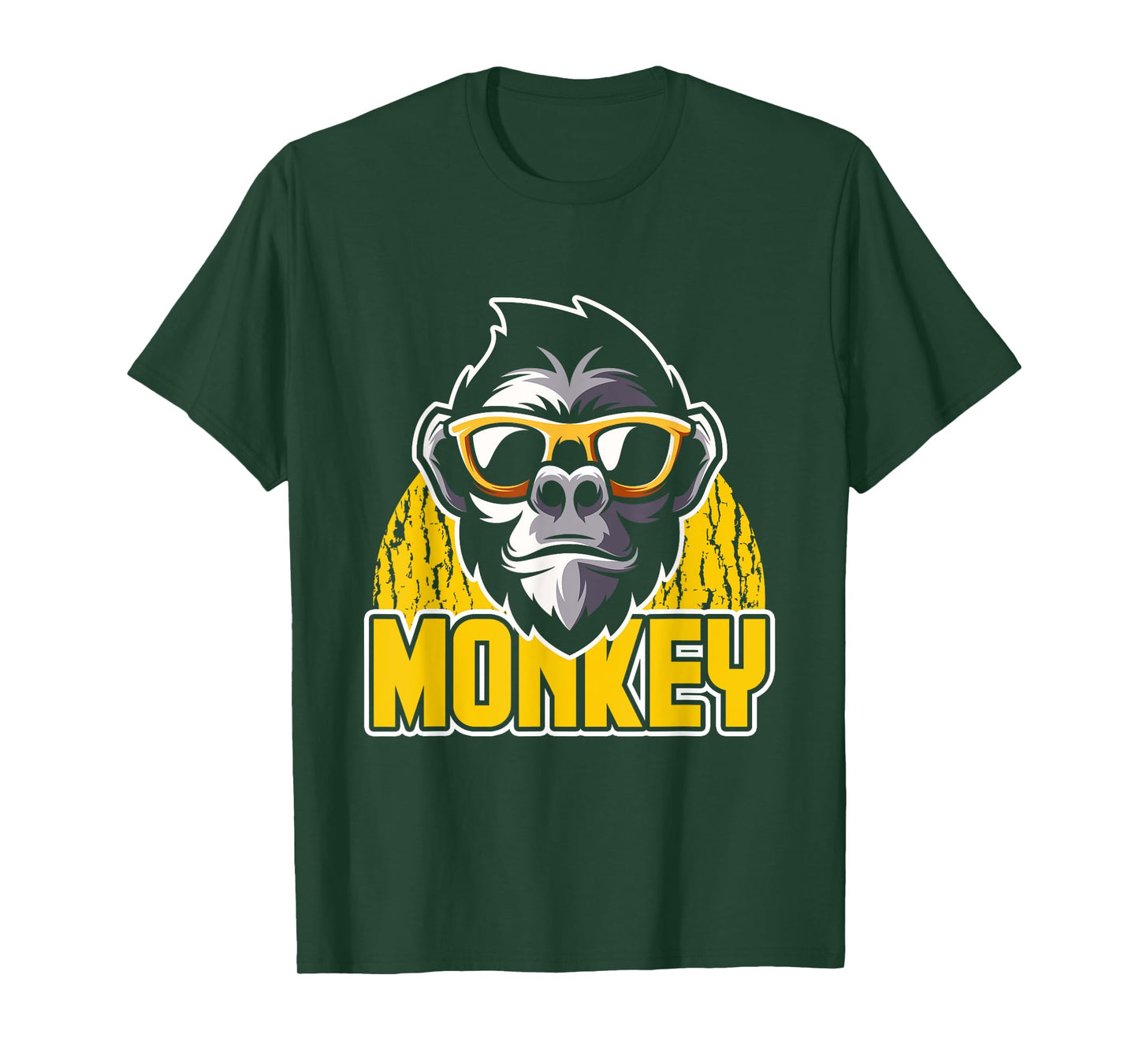 Funny Animal Men Boys Kids Primate Monkey T-Shirt