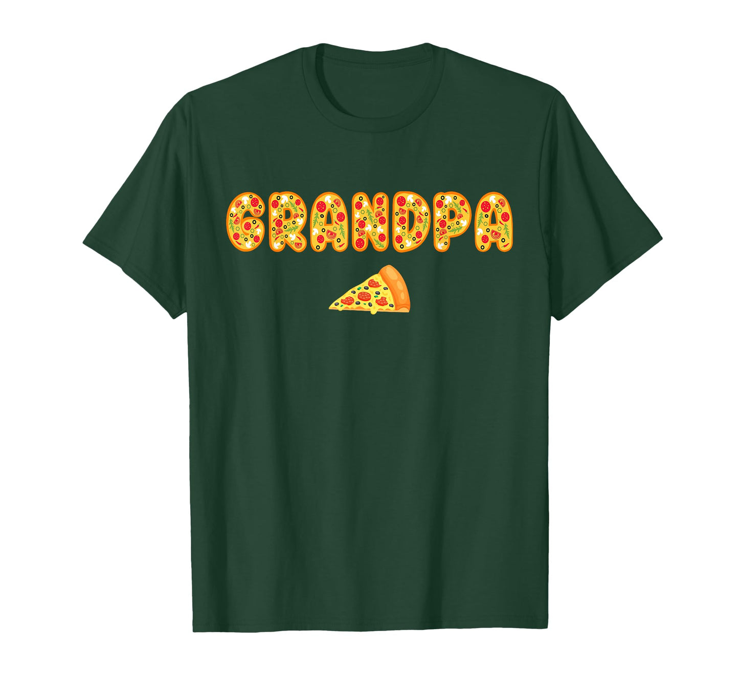 Grandpa Grandma Matching Birthday Squad Crew Pizza Family T-Shirt