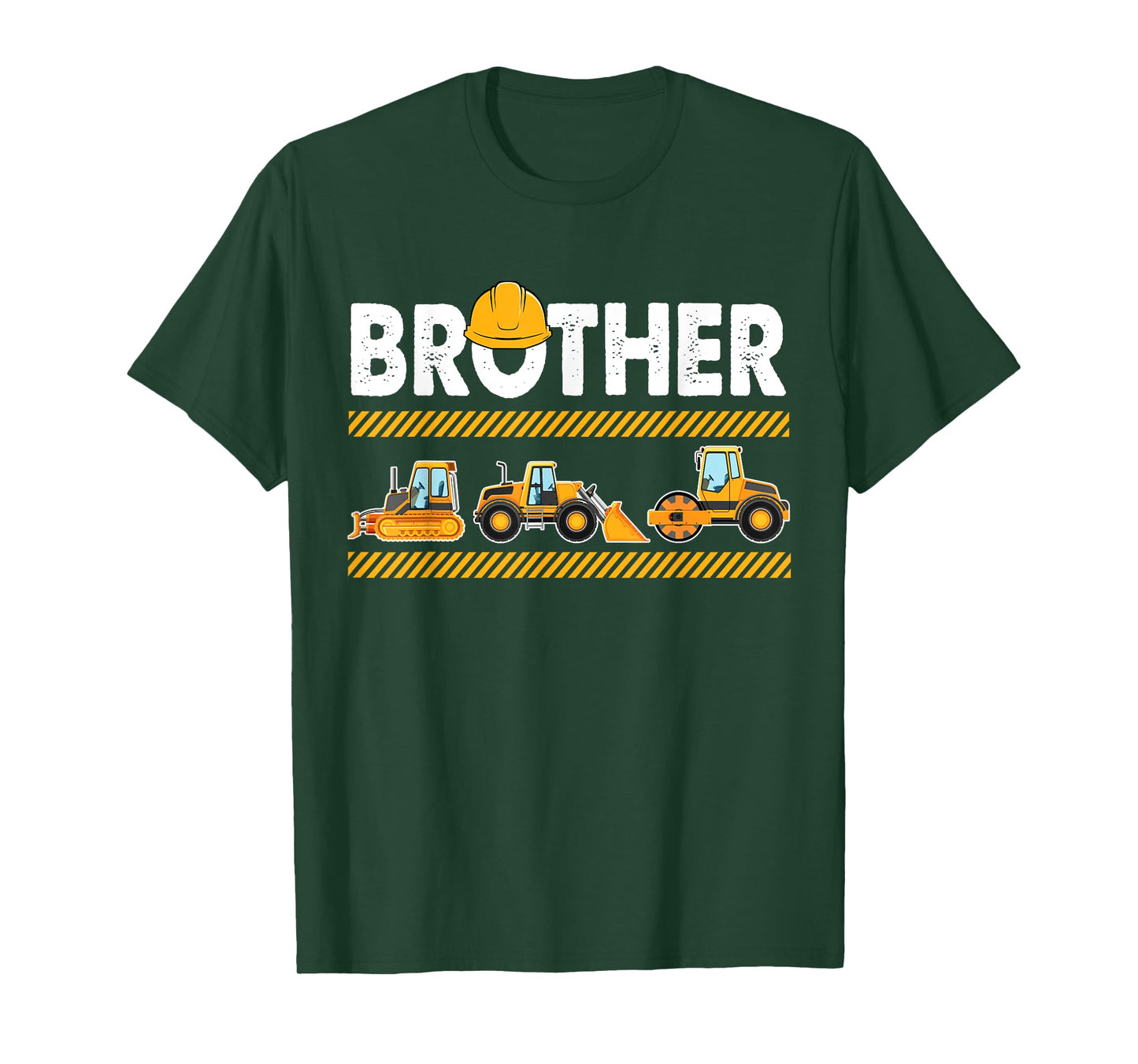 Funny Brother Construction Excavator Kids Matching Family T-Shirt