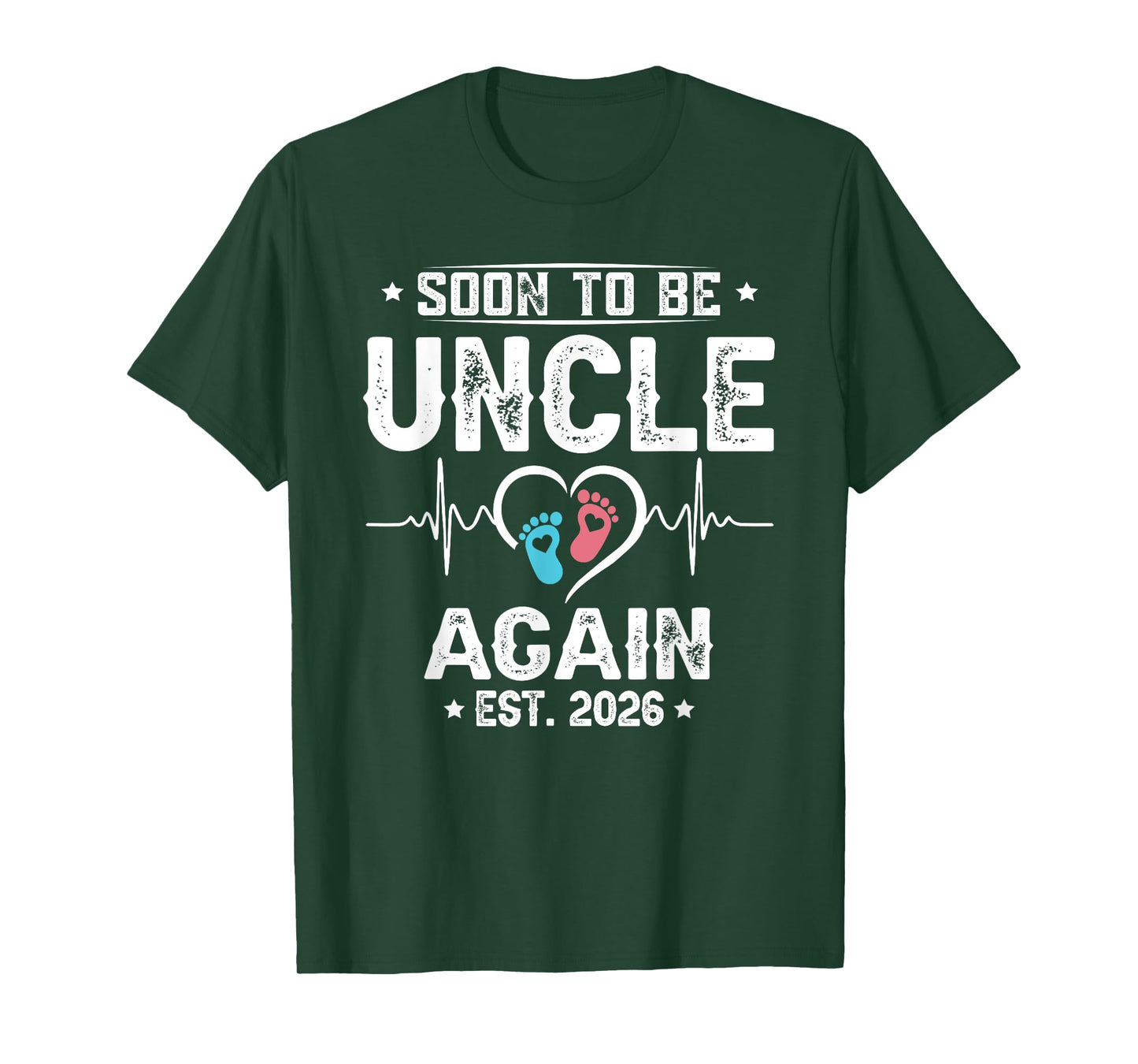 Soon To Be Uncle again est. 2026 New Dad Fathers Day T-Shirt