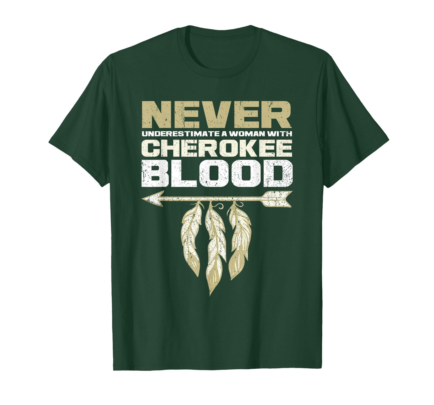 Cool Cherokee Blood Women Funny Native American Gift For Her T-Shirt