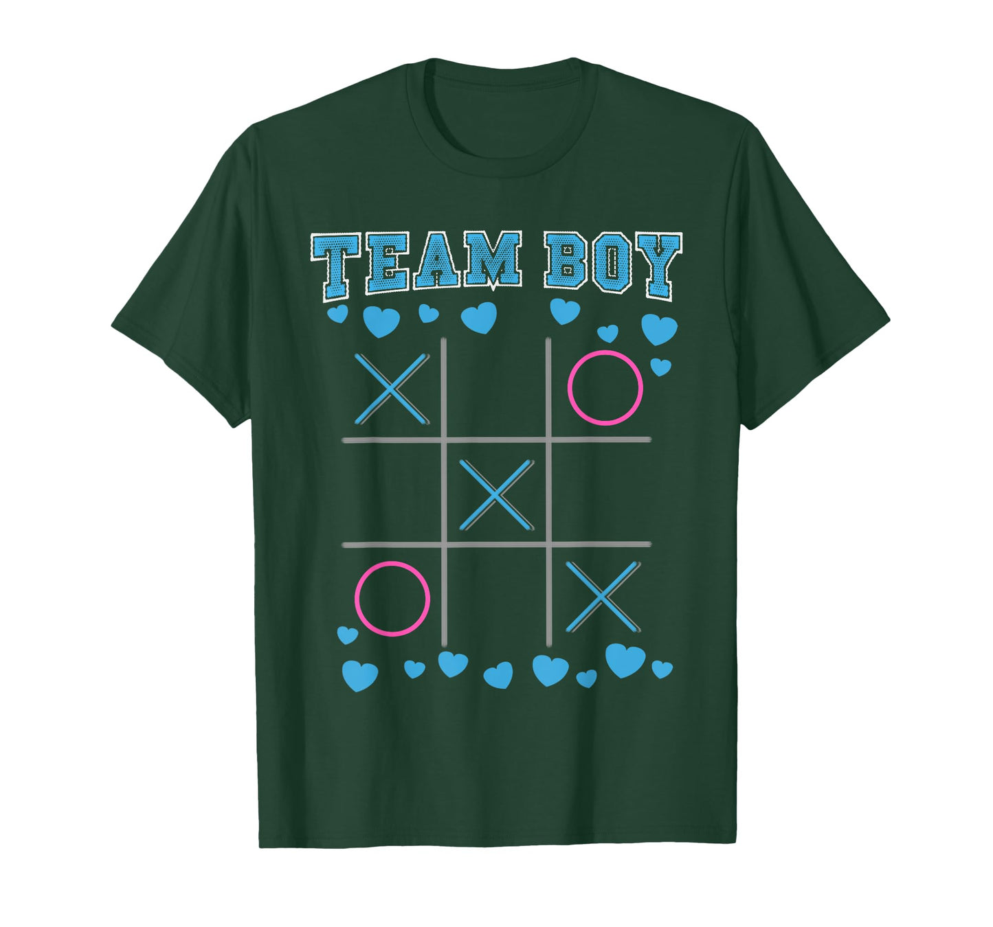 Cute Gender Reveal Baby Shower Party Team Boy Men Women Kids T-Shirt