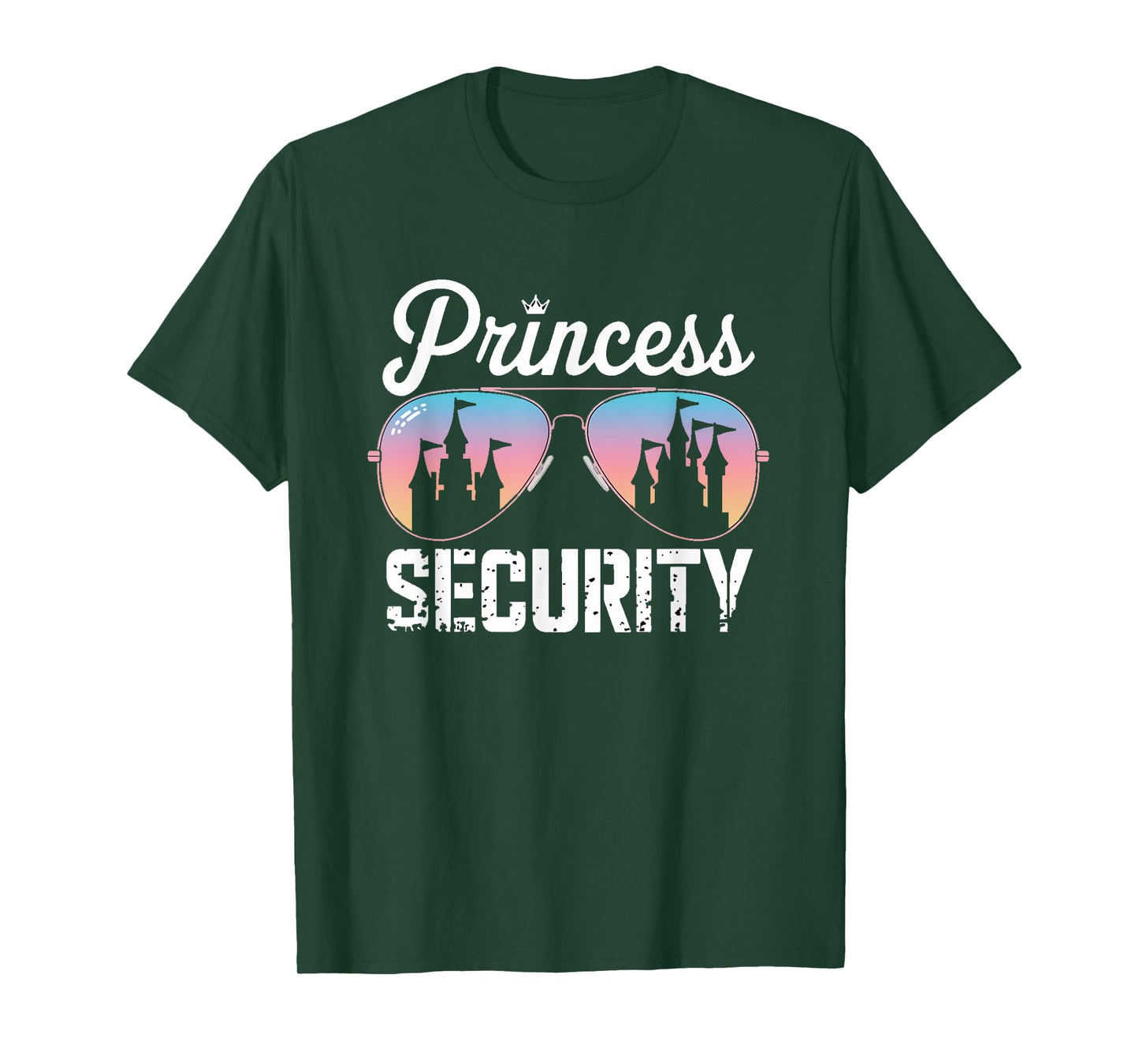 Retro Princess Security Protection Castle Men Women & Boys T-Shirt
