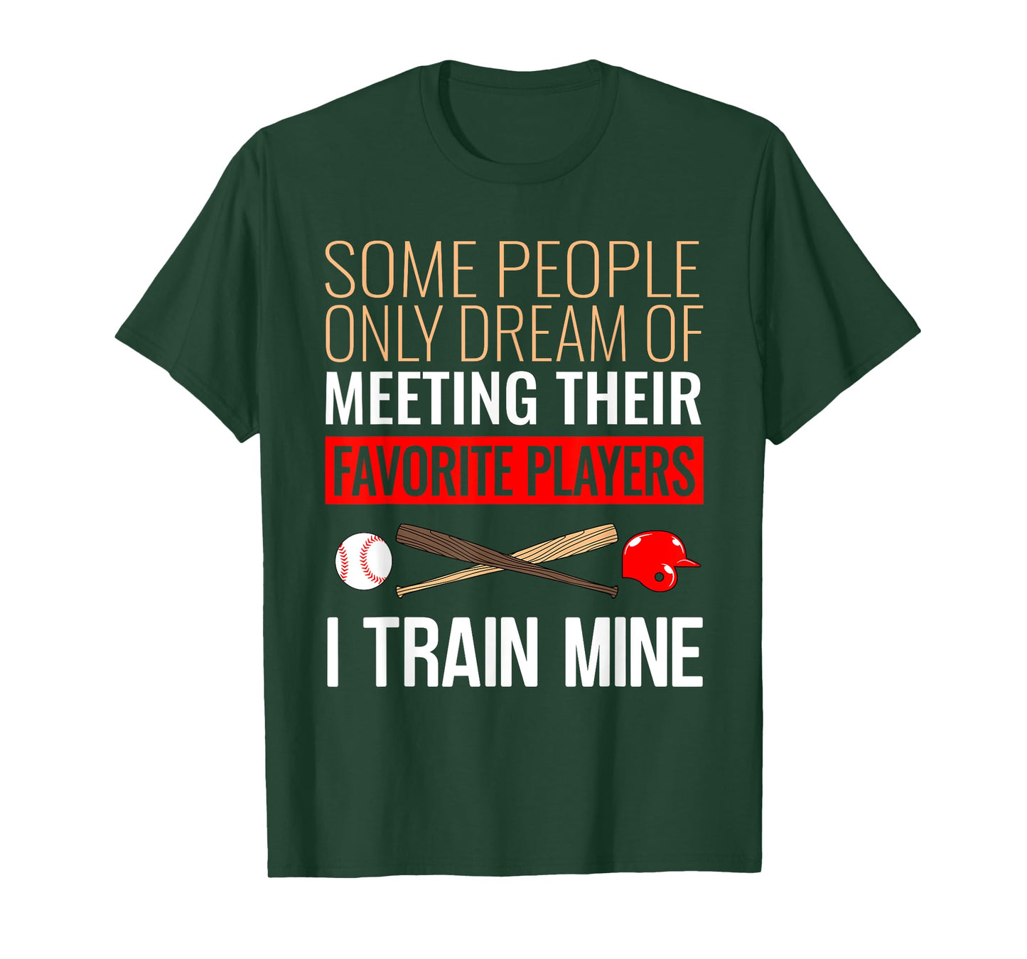 Funny Baseball Coach Trainer Bat And Ball Sports Lover Quote T-Shirt
