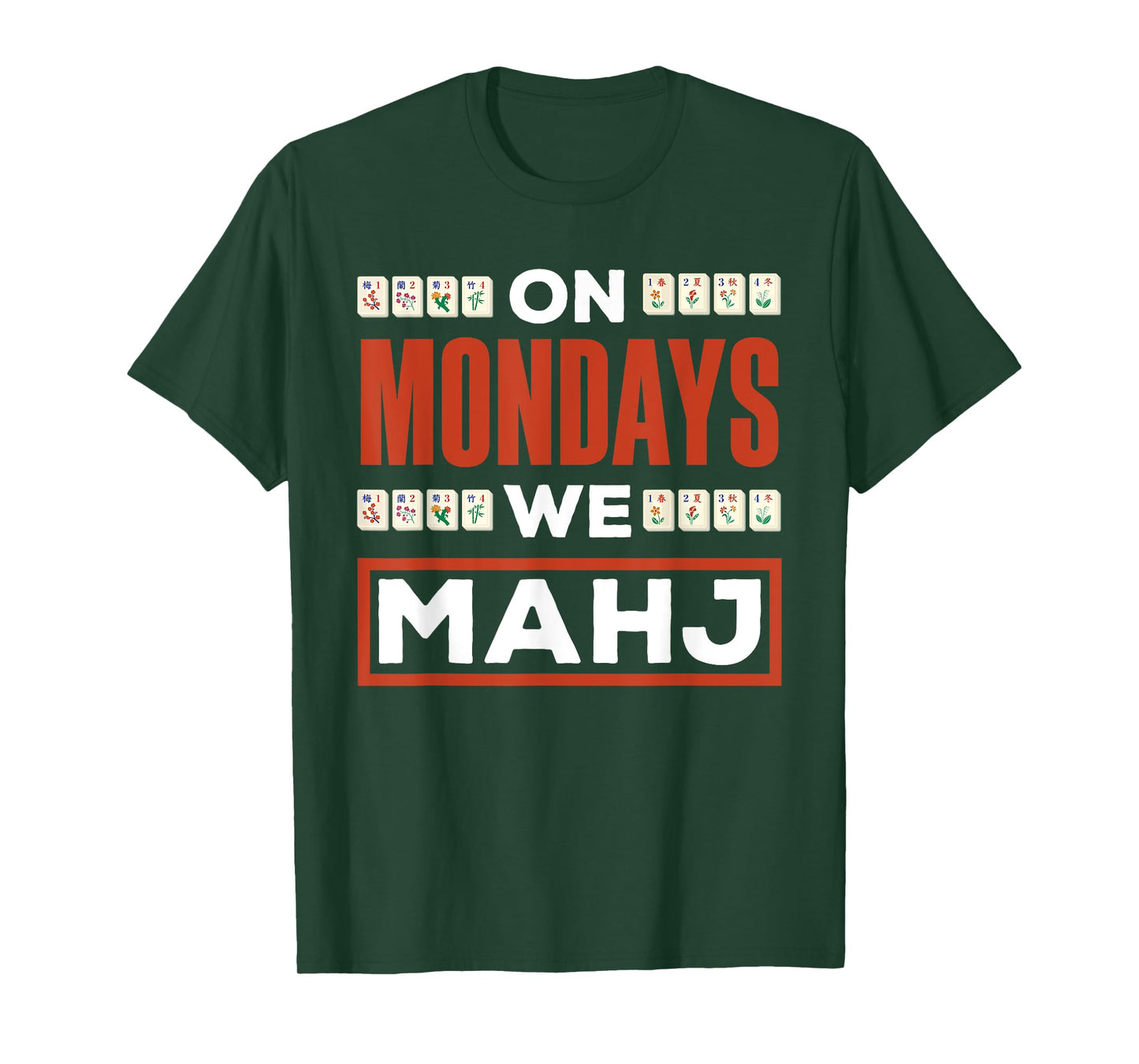 Mahjong American Tiles Player Apparel Men Women Board Games T-Shirt