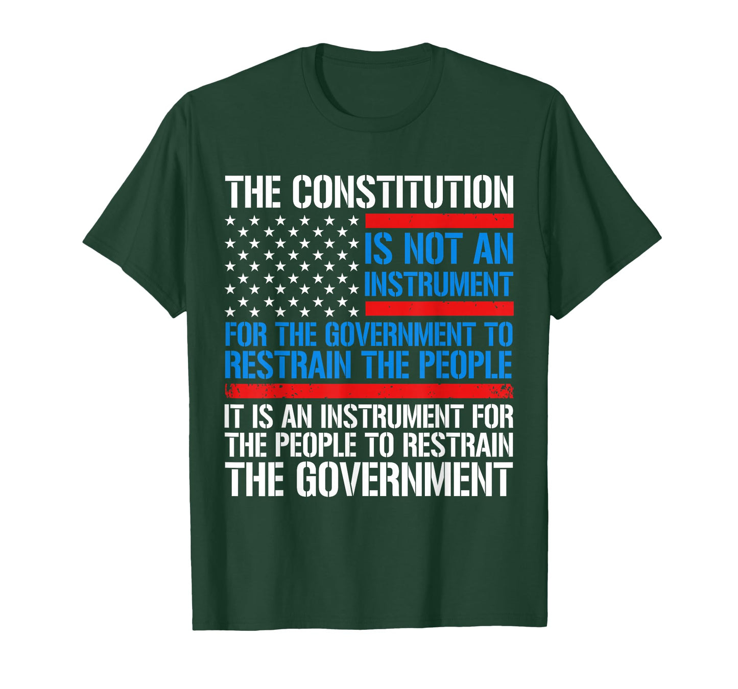 The Constitution Is Not Instrument US Patriotic 4th Of July T-Shirt